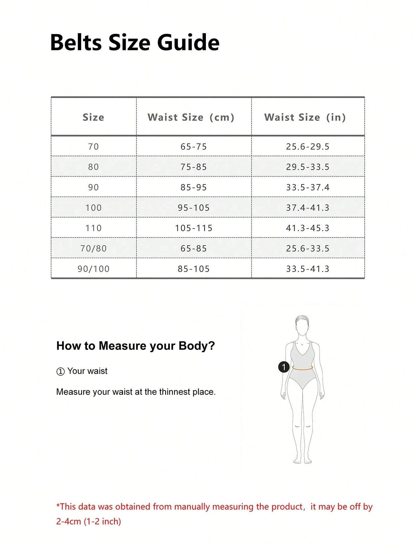 Adjustable Stretchy Women's Waist Belt