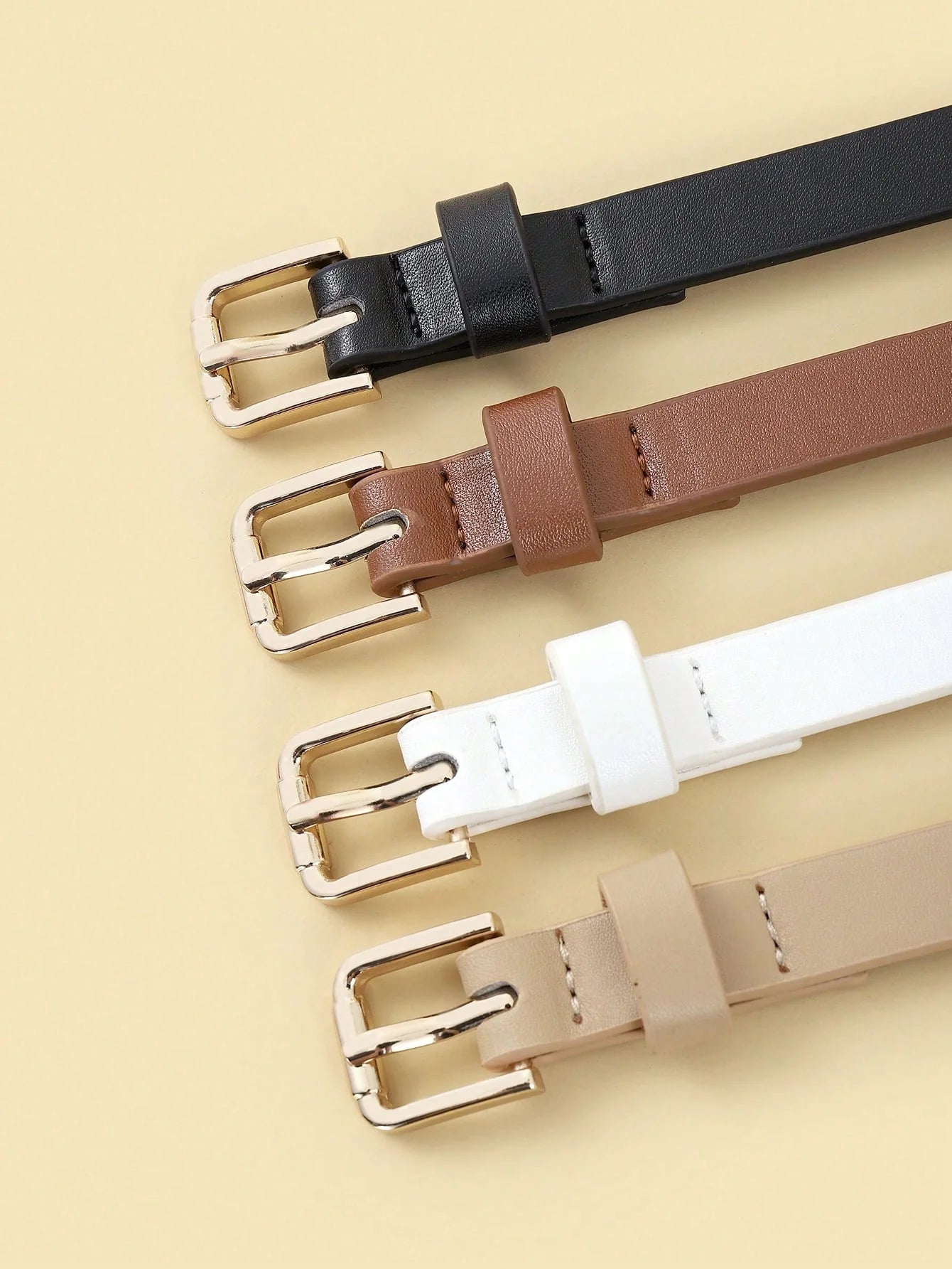 4PCS Minimalist Fashion Belt Set