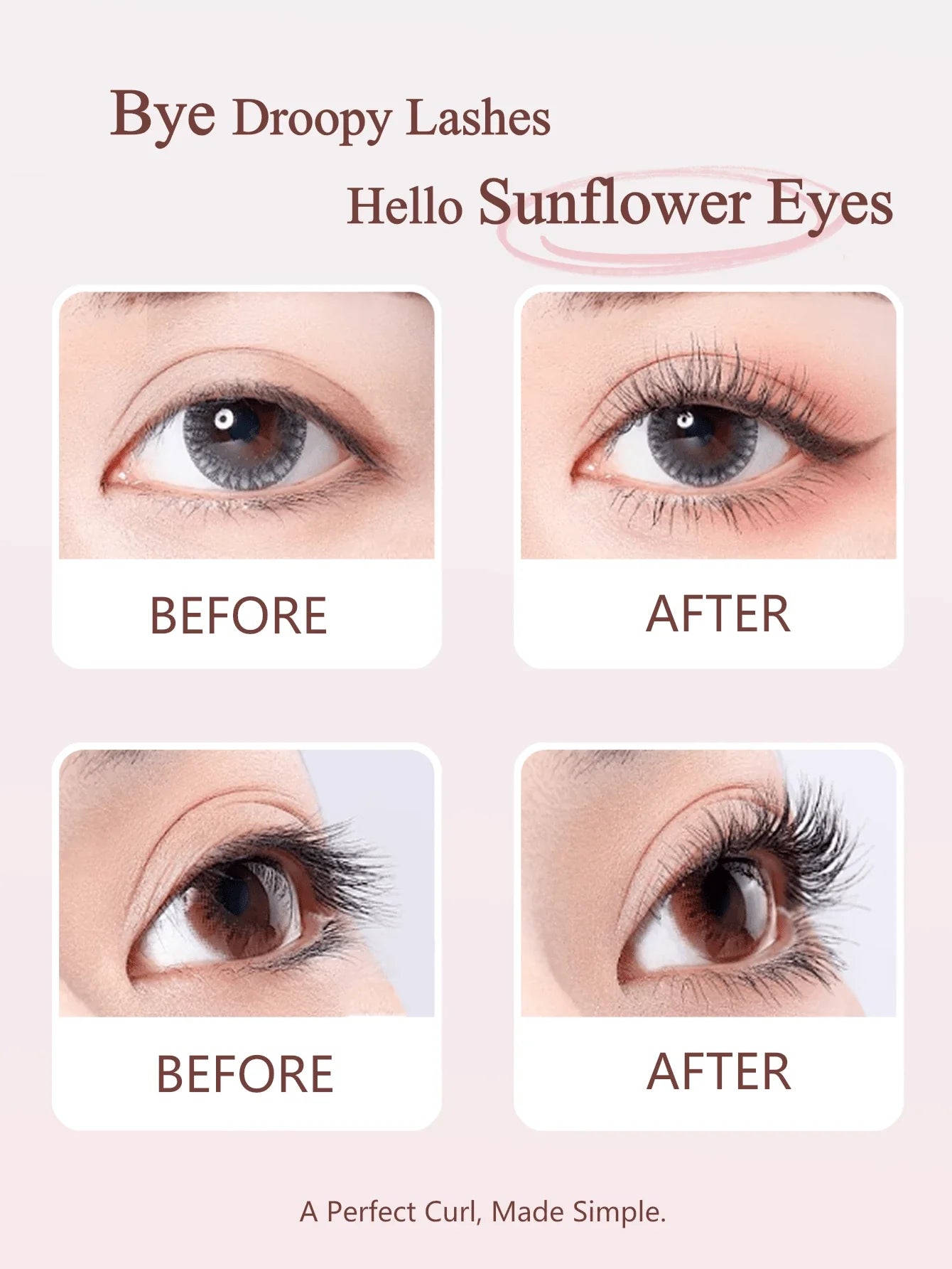 Stainless Steel Glitter Eyelash Curler