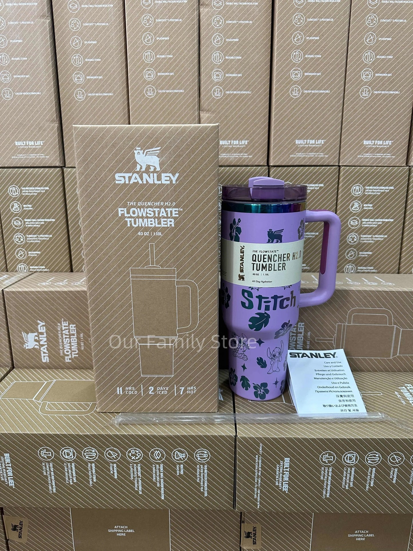 Monster Purple Stanley Quencher Tumbler