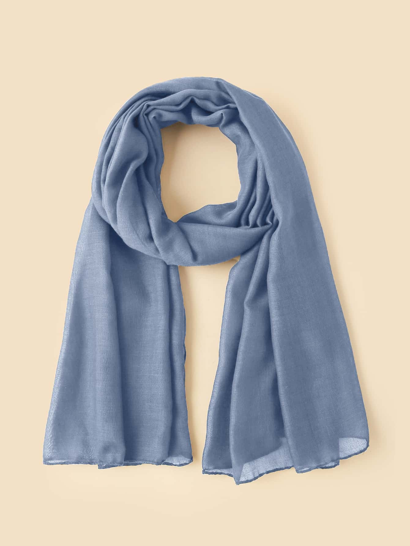Solid Color Arabic Shawl Scarf