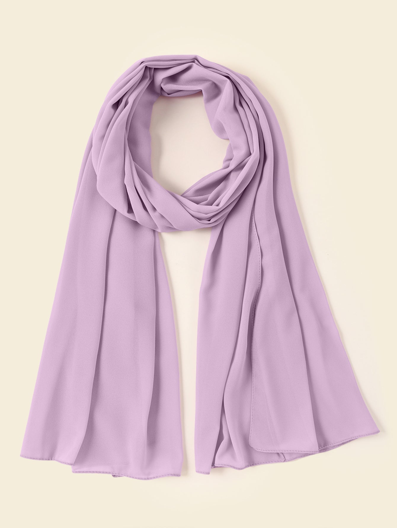 Faux Pearl Chiffon Hijab Scarf