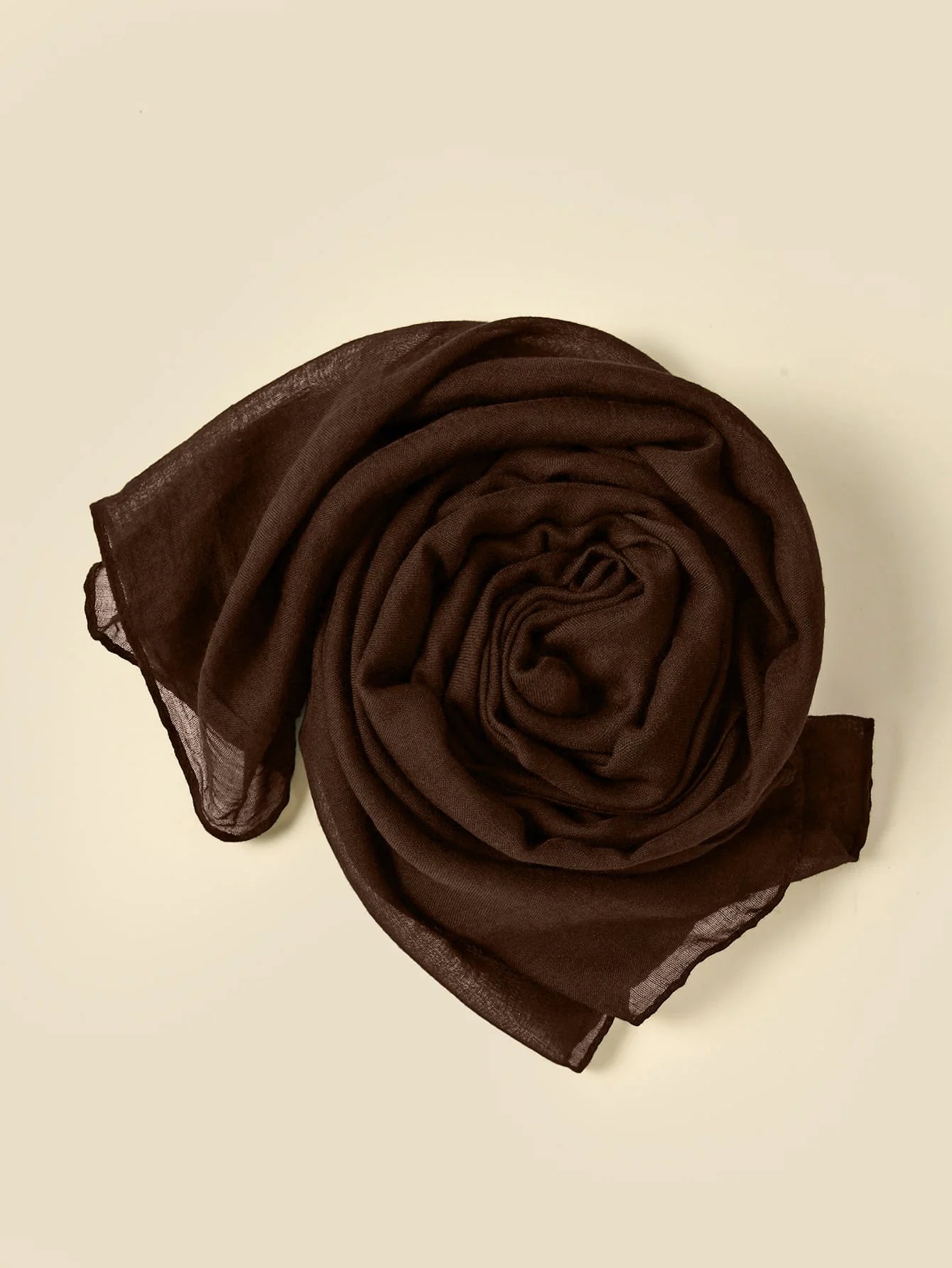Solid Color Arabic Shawl Scarf