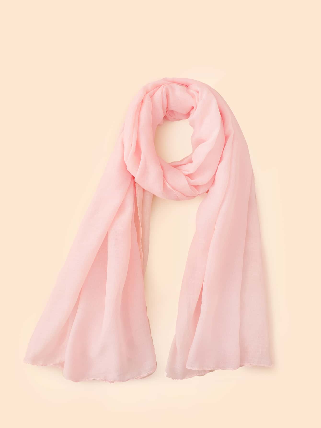 Solid Color Arabic Shawl Scarf