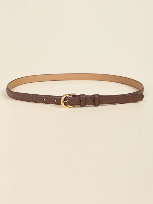 Metal Buckle Belt With Punch