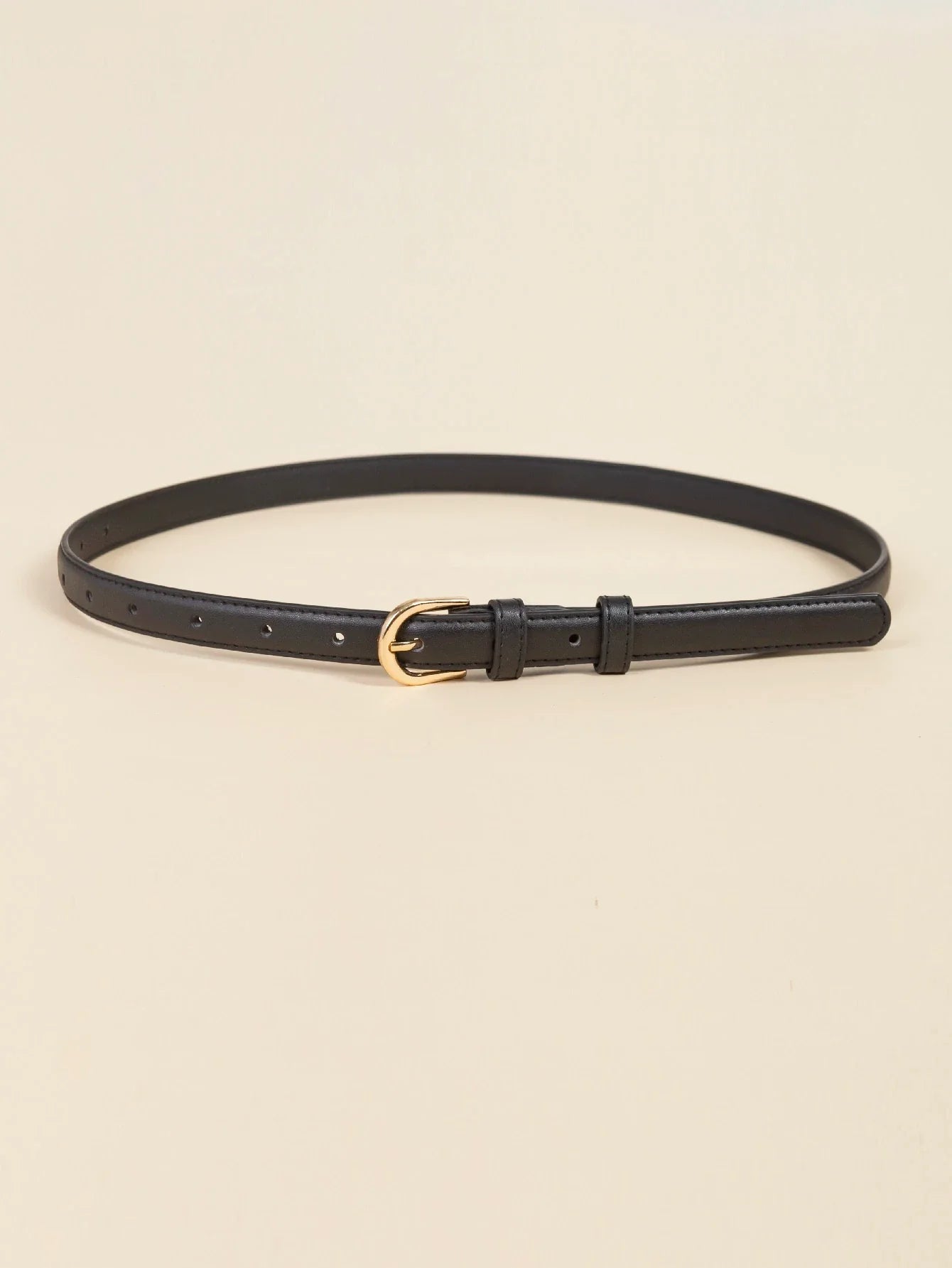 Women’s Black Skinny Fashion Belt