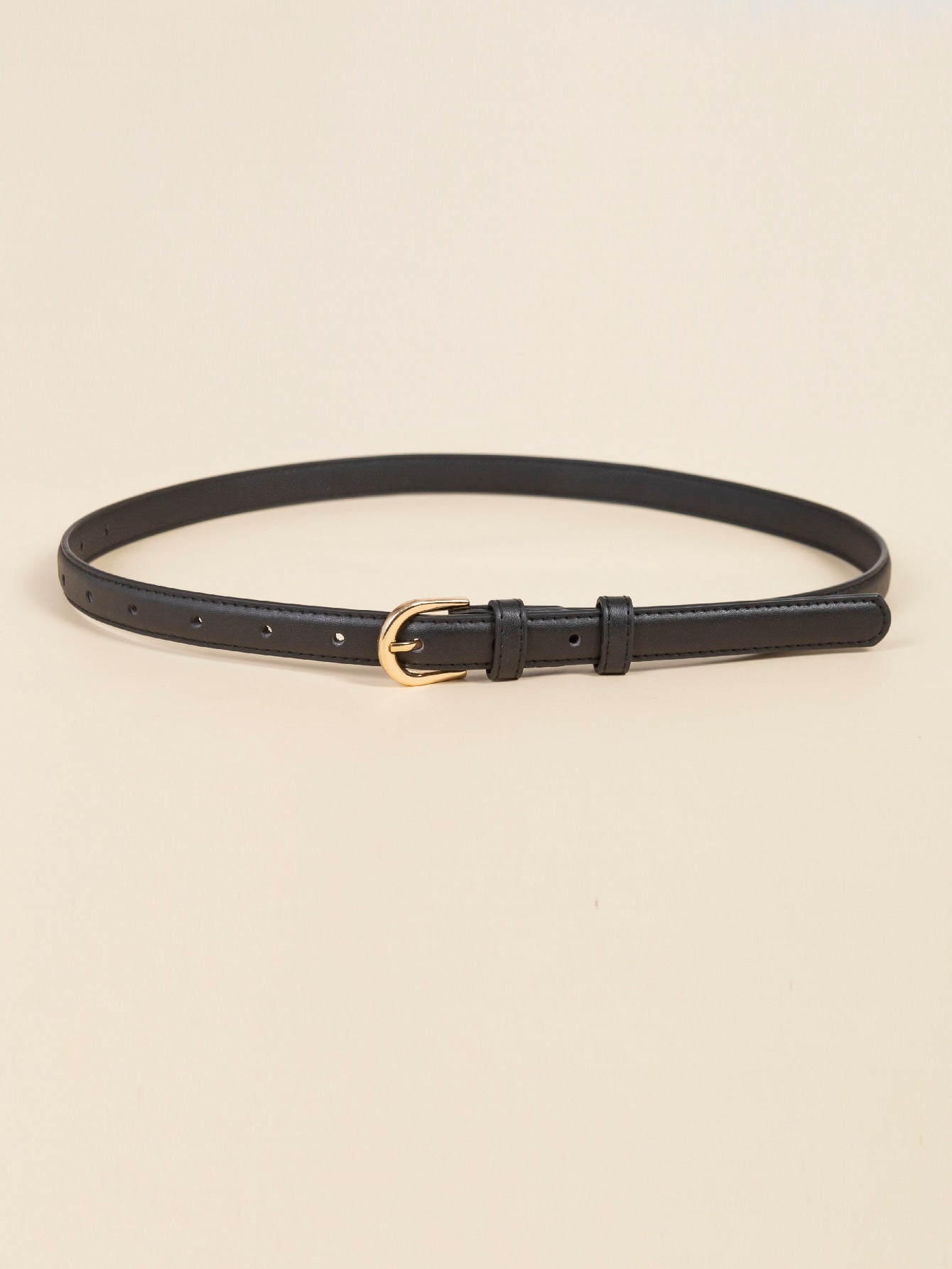 Metal Buckle Belt With Punch