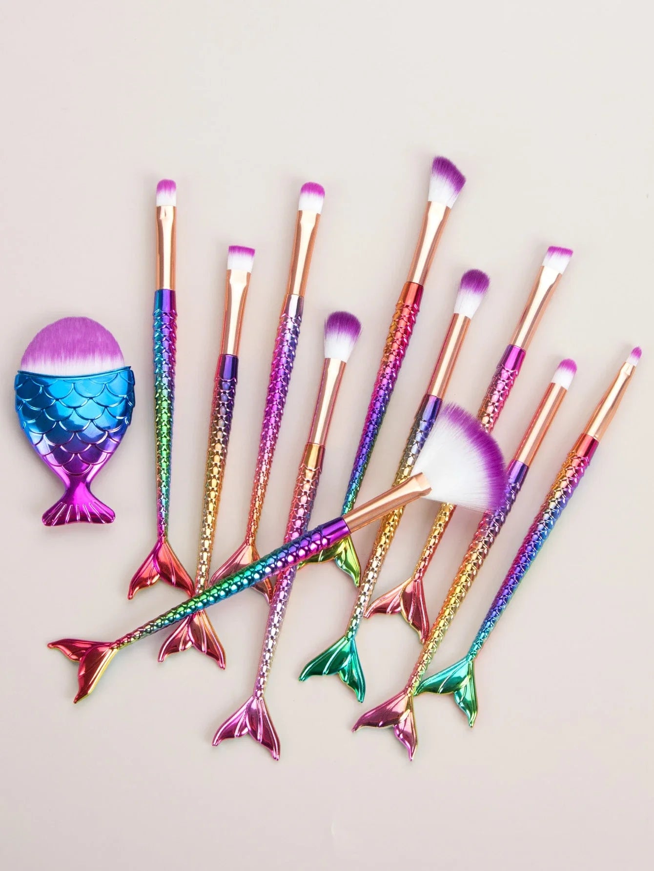 11pcs Multifunctional Makeup Brush Set