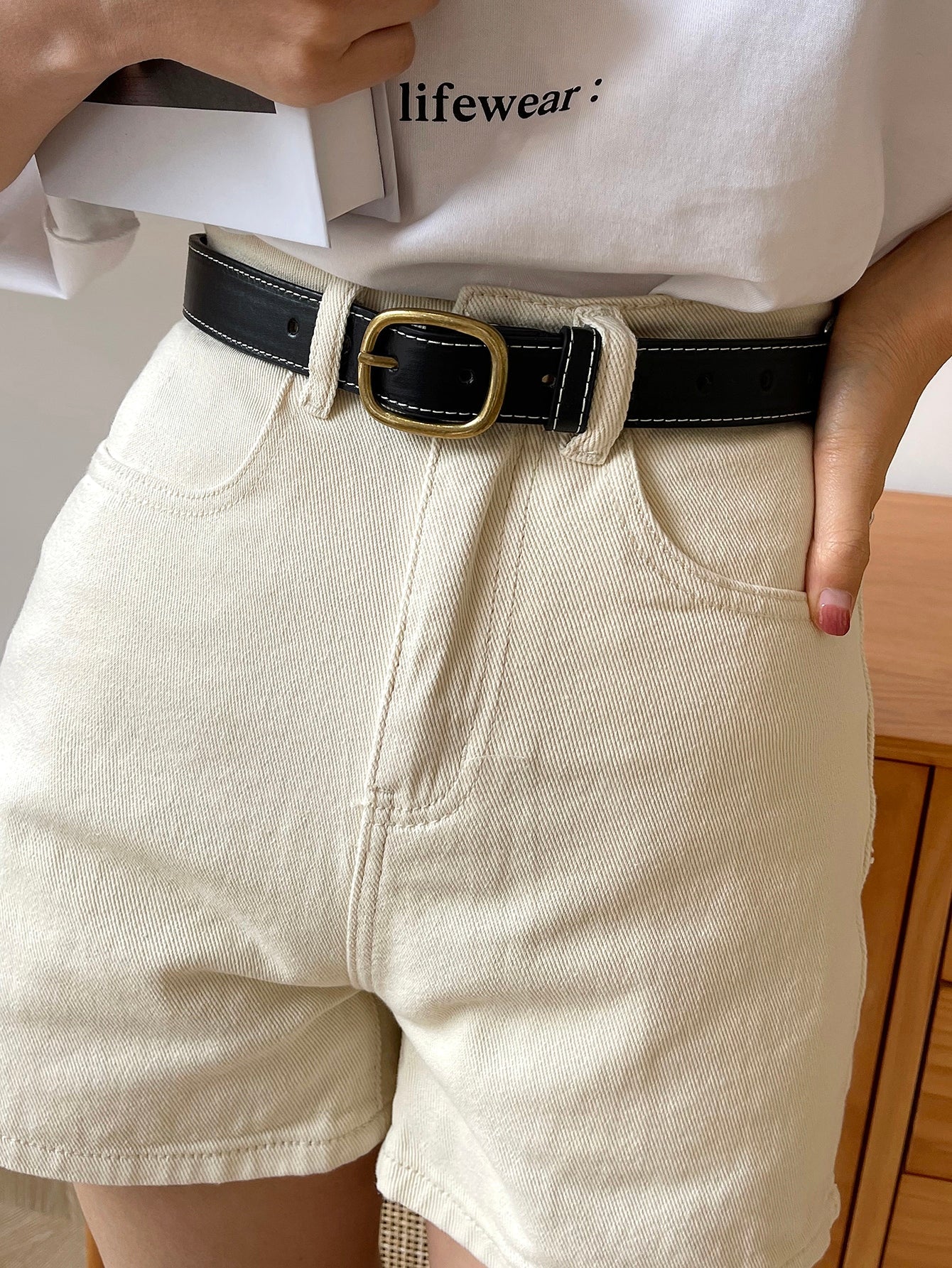 DAZY Rectangle Buckle Belt