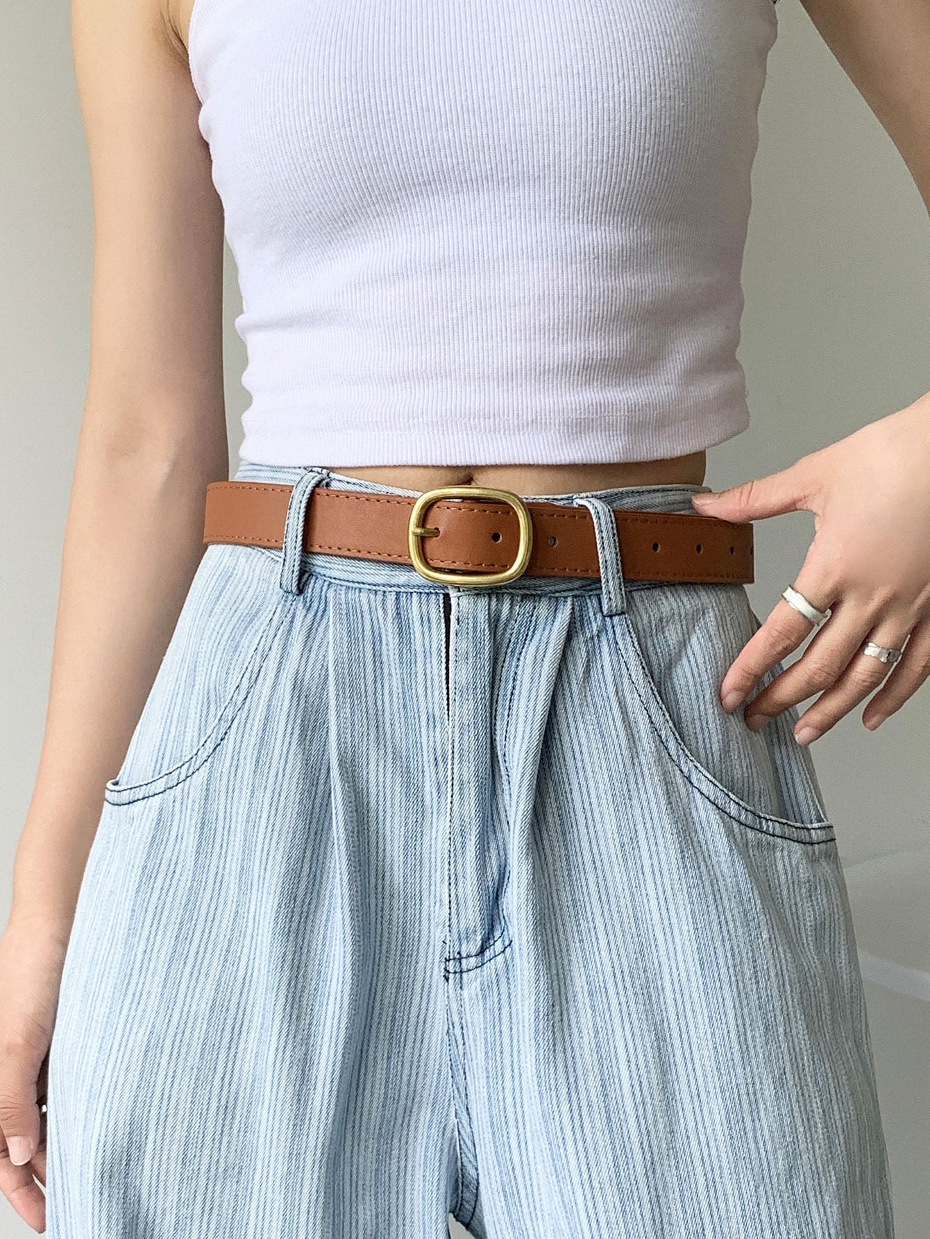 DAZY Rectangle Buckle Belt