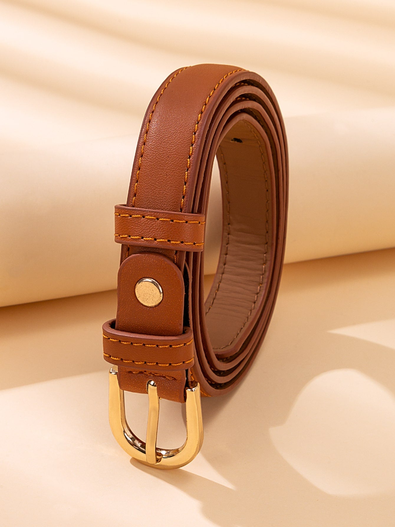 Women’s Black Skinny Fashion Belt