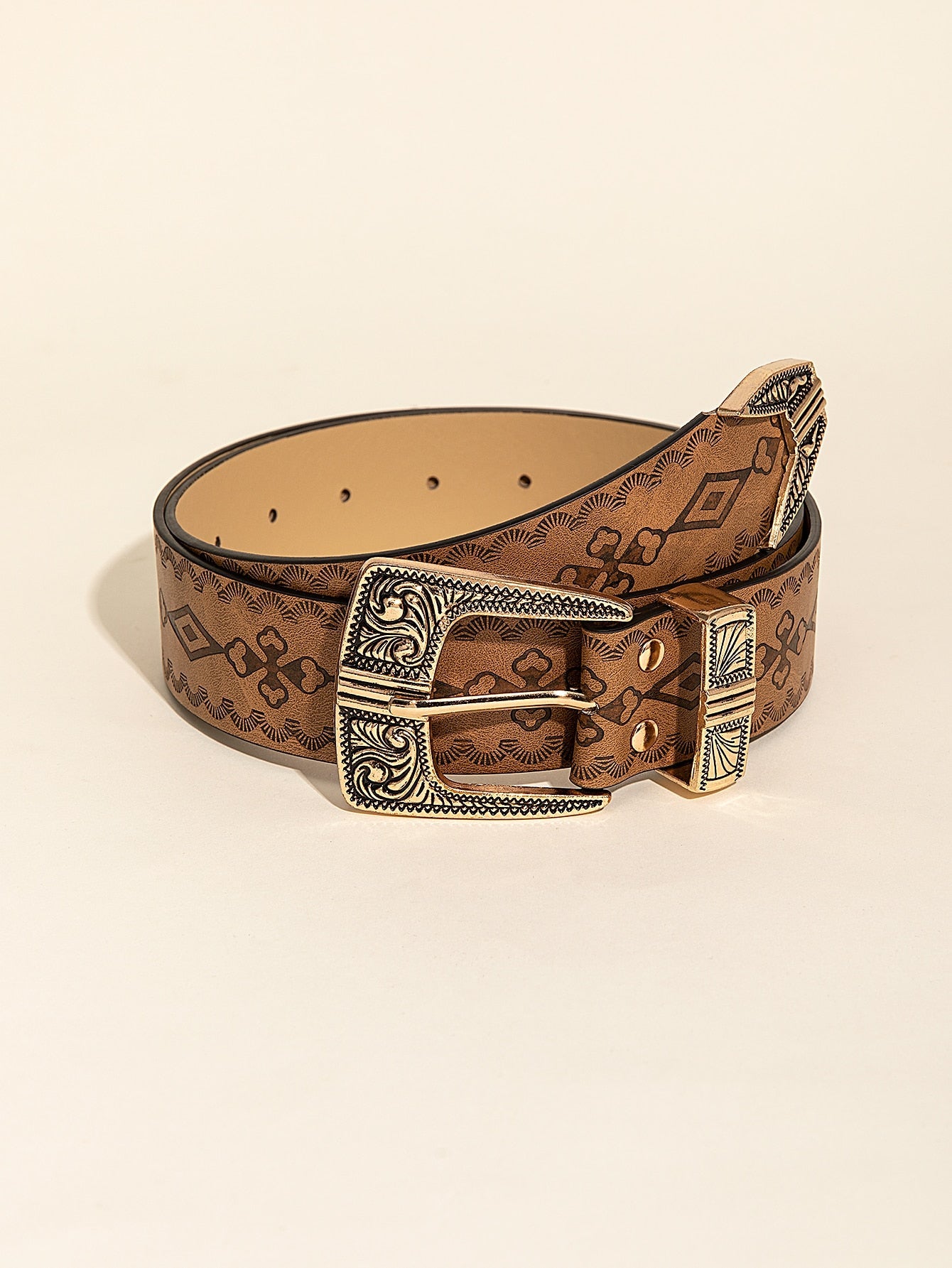 Vintage Western Bull & Dragon Belt