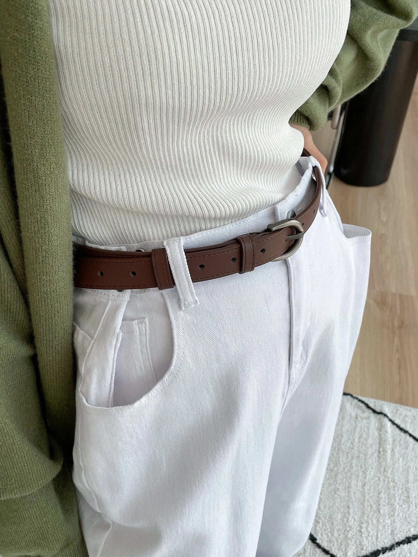 DAZY Minimalist Solid Belt