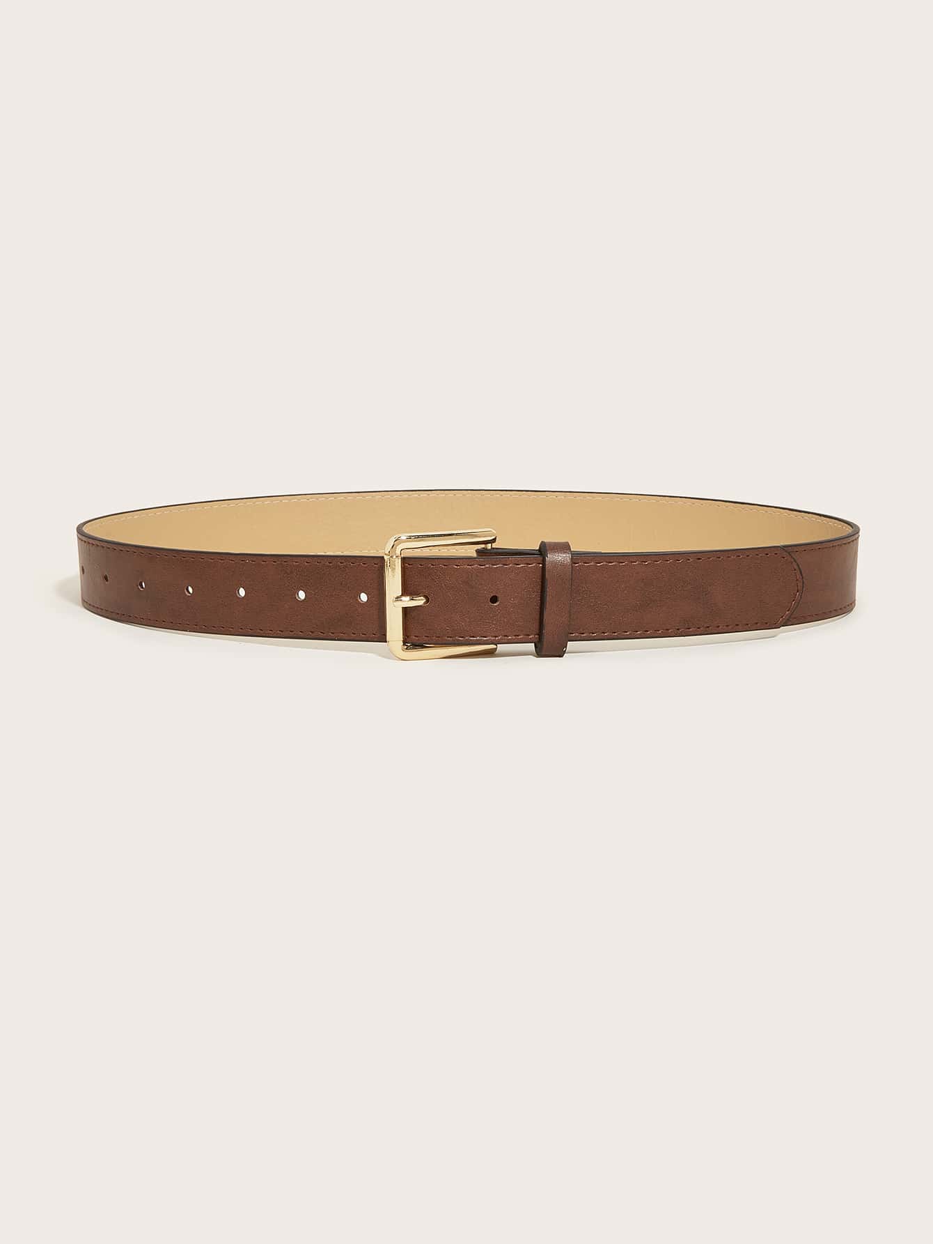 Western Cowgirl Square Buckle Belt