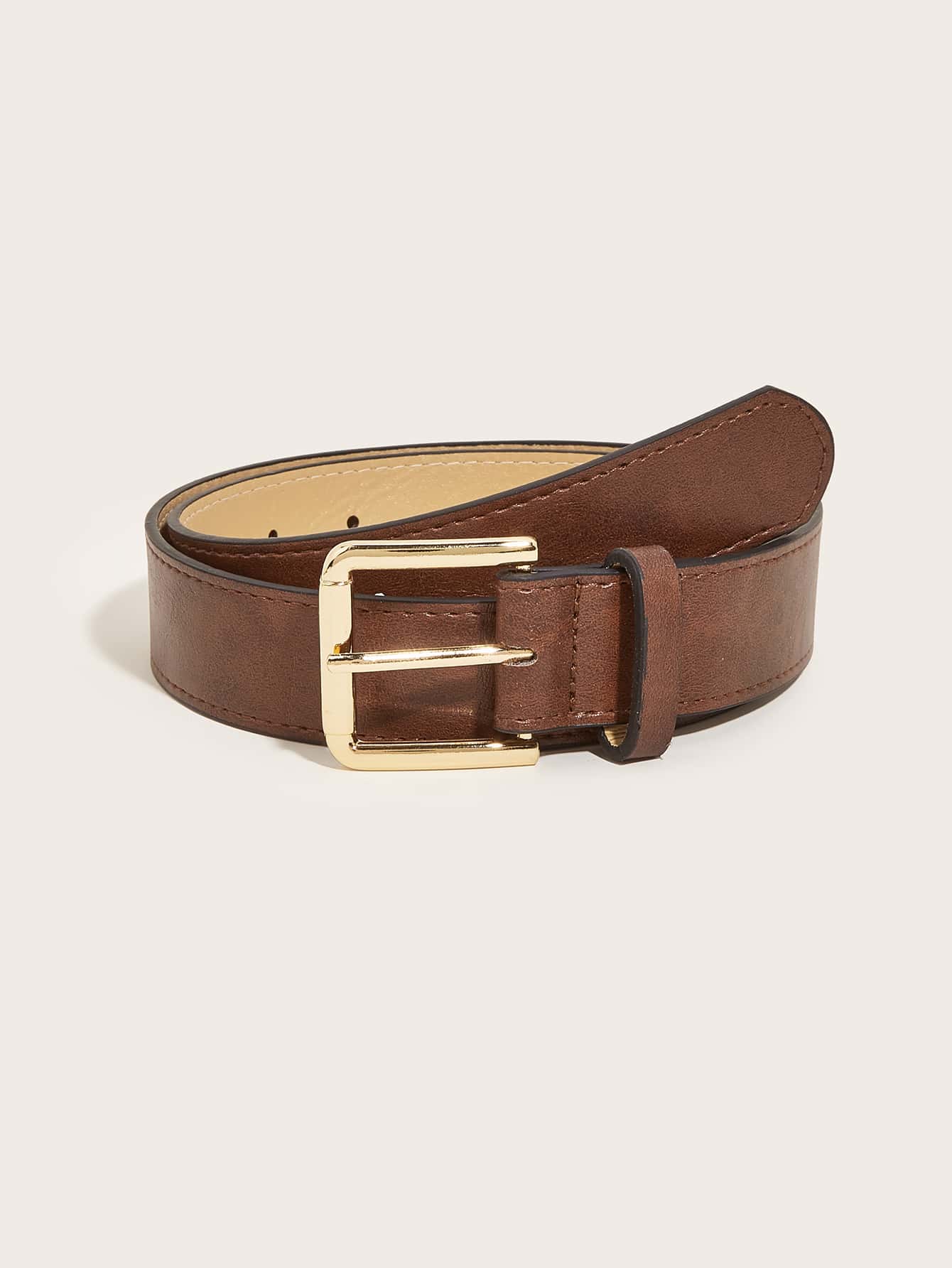 Western Cowgirl Square Buckle Belt