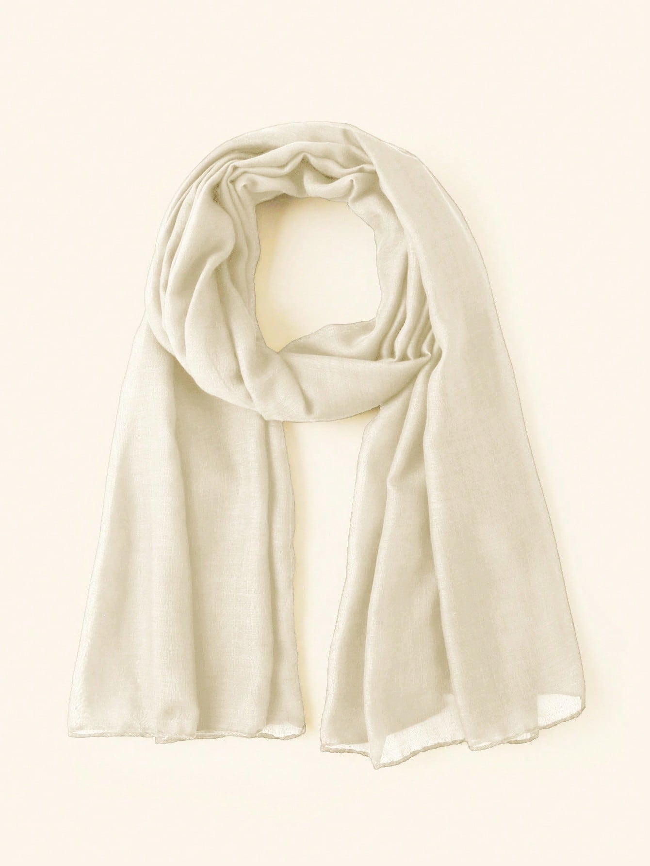 Solid Color Arabic Shawl Scarf