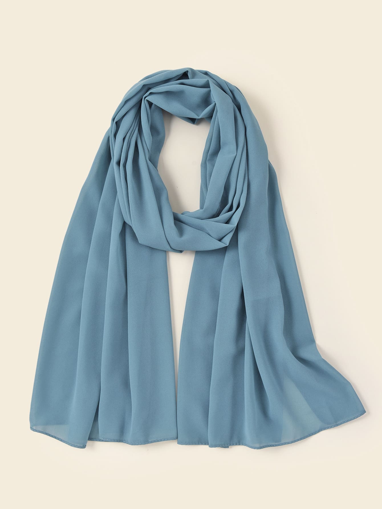 Faux Pearl Chiffon Hijab Scarf