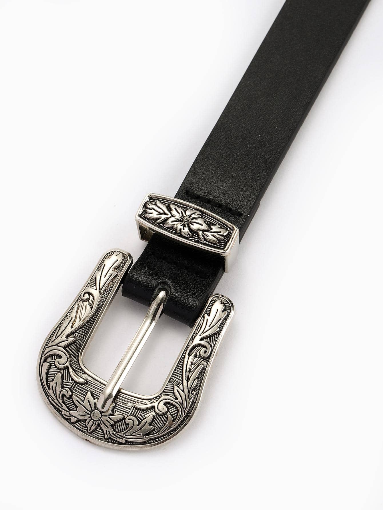 Boho Western Women Buckle Belt