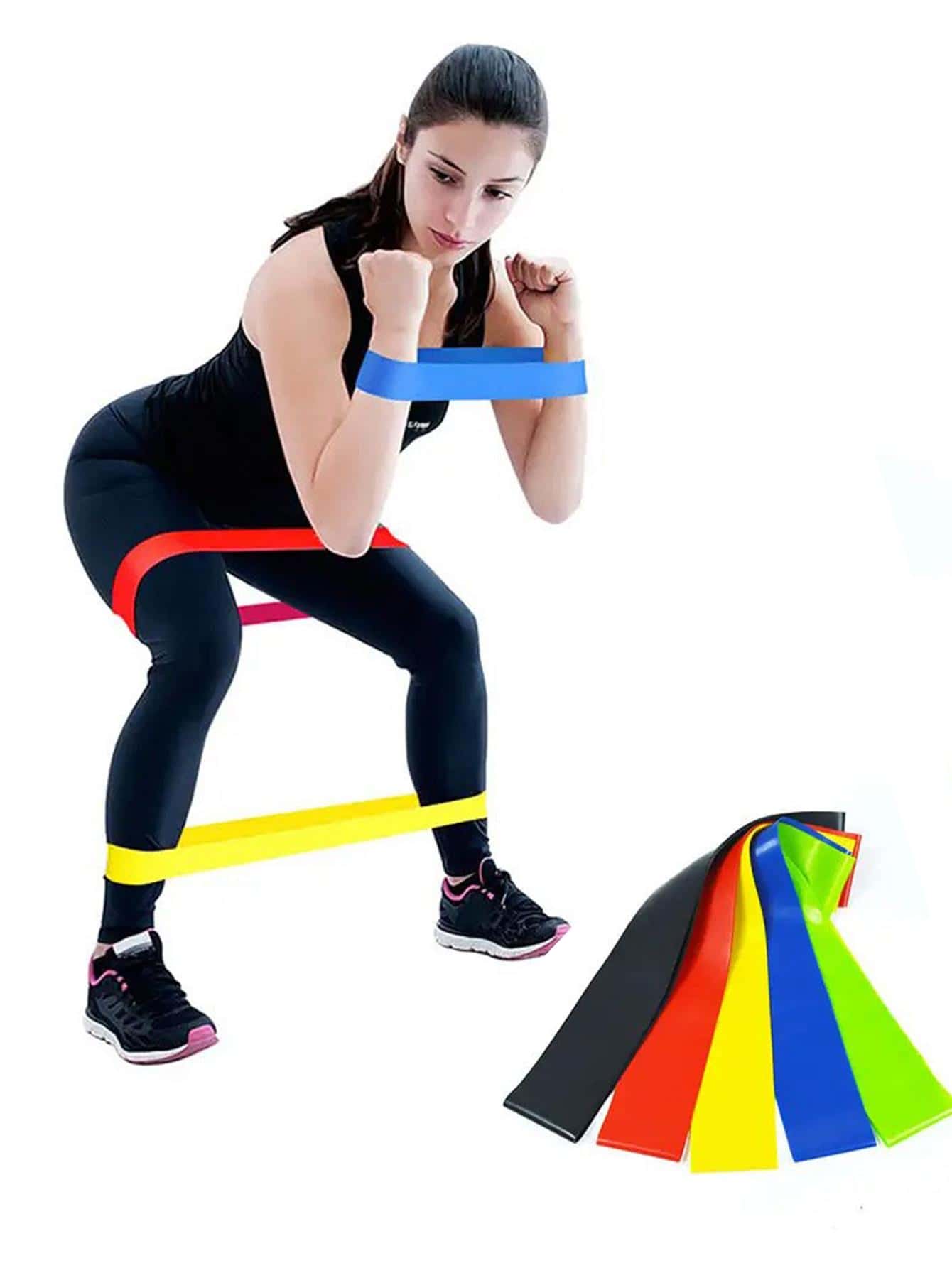 5pcs Multifunction Yoga Bands