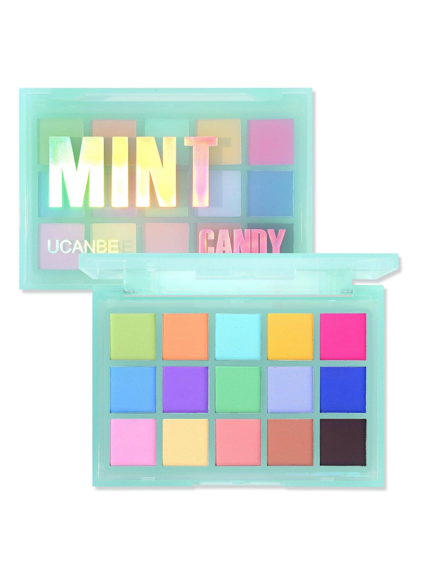 UCANBE 15-Color Shimmer Eyeshadow Palette