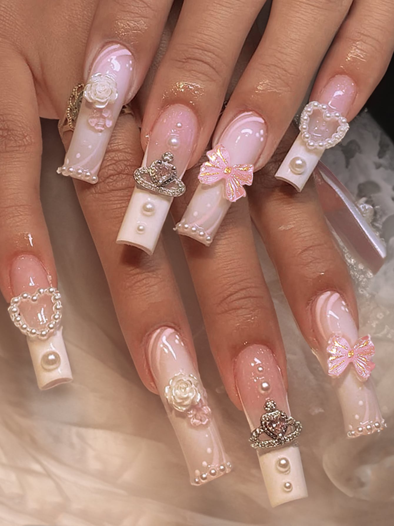 24pcs Luxury 3D Nail Stickers