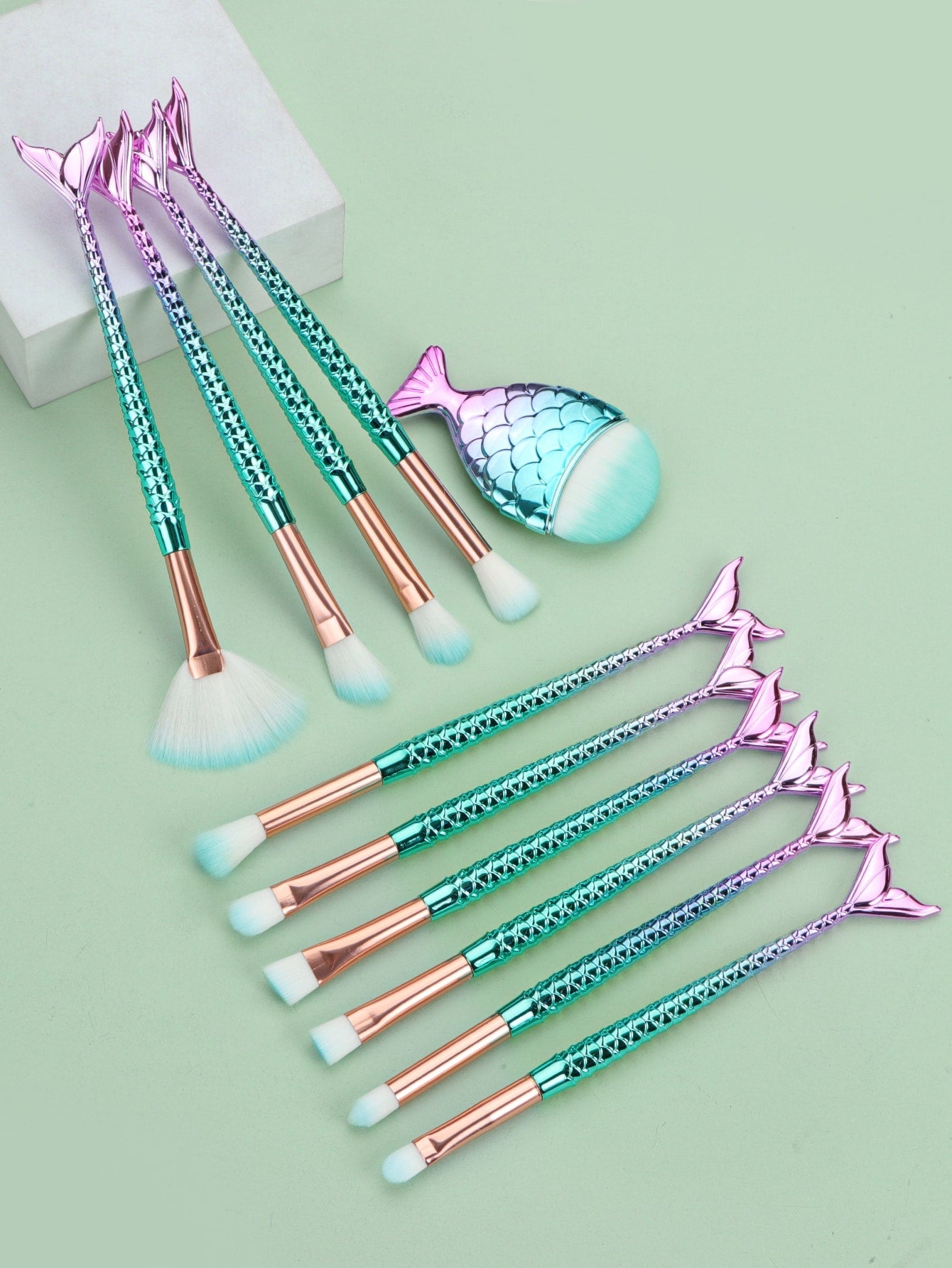 11pcs Multifunctional Makeup Brush Set