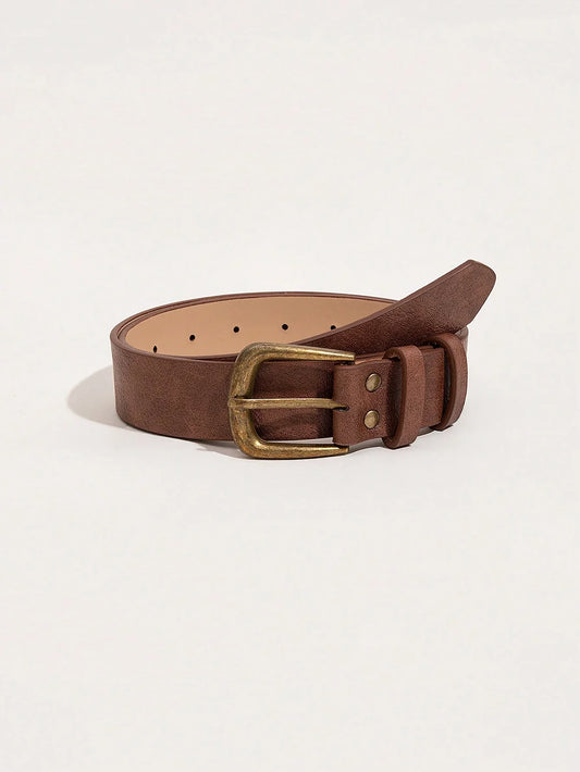 Vintage Square Buckle Belt