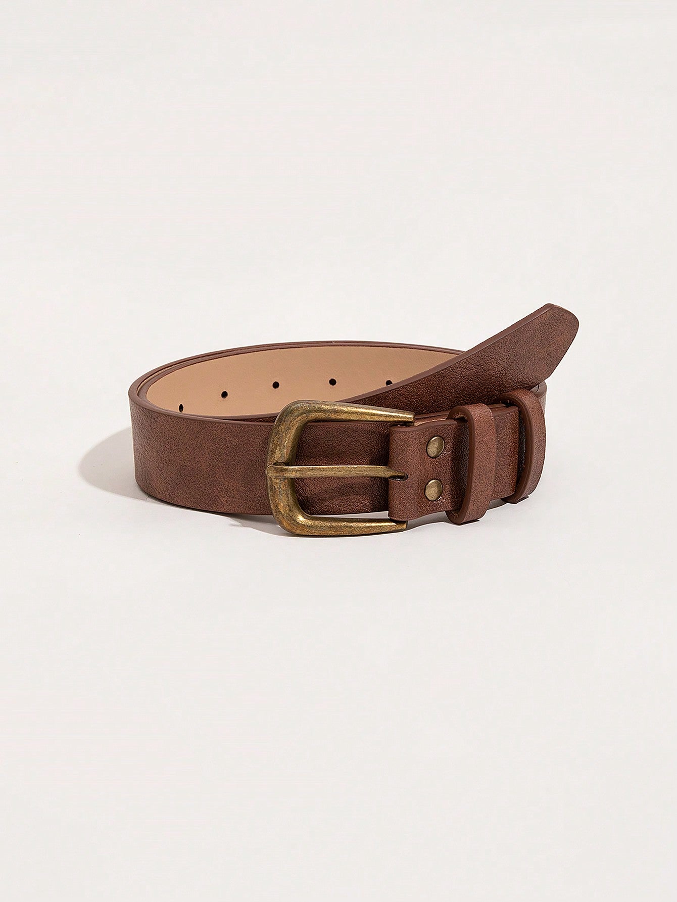Women's Retro Square Buckle Belt