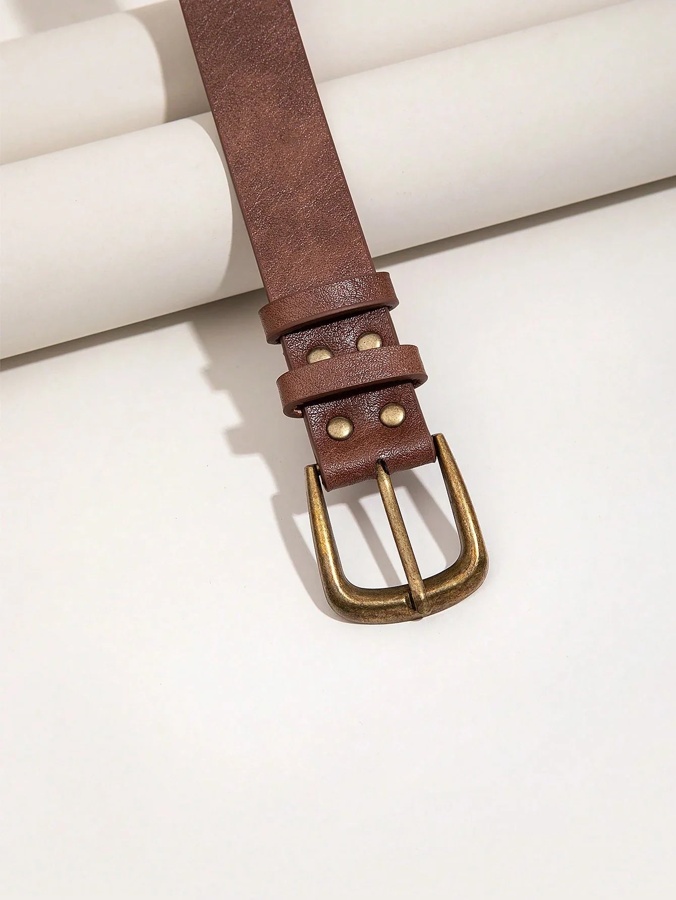 Vintage Square Buckle Belt