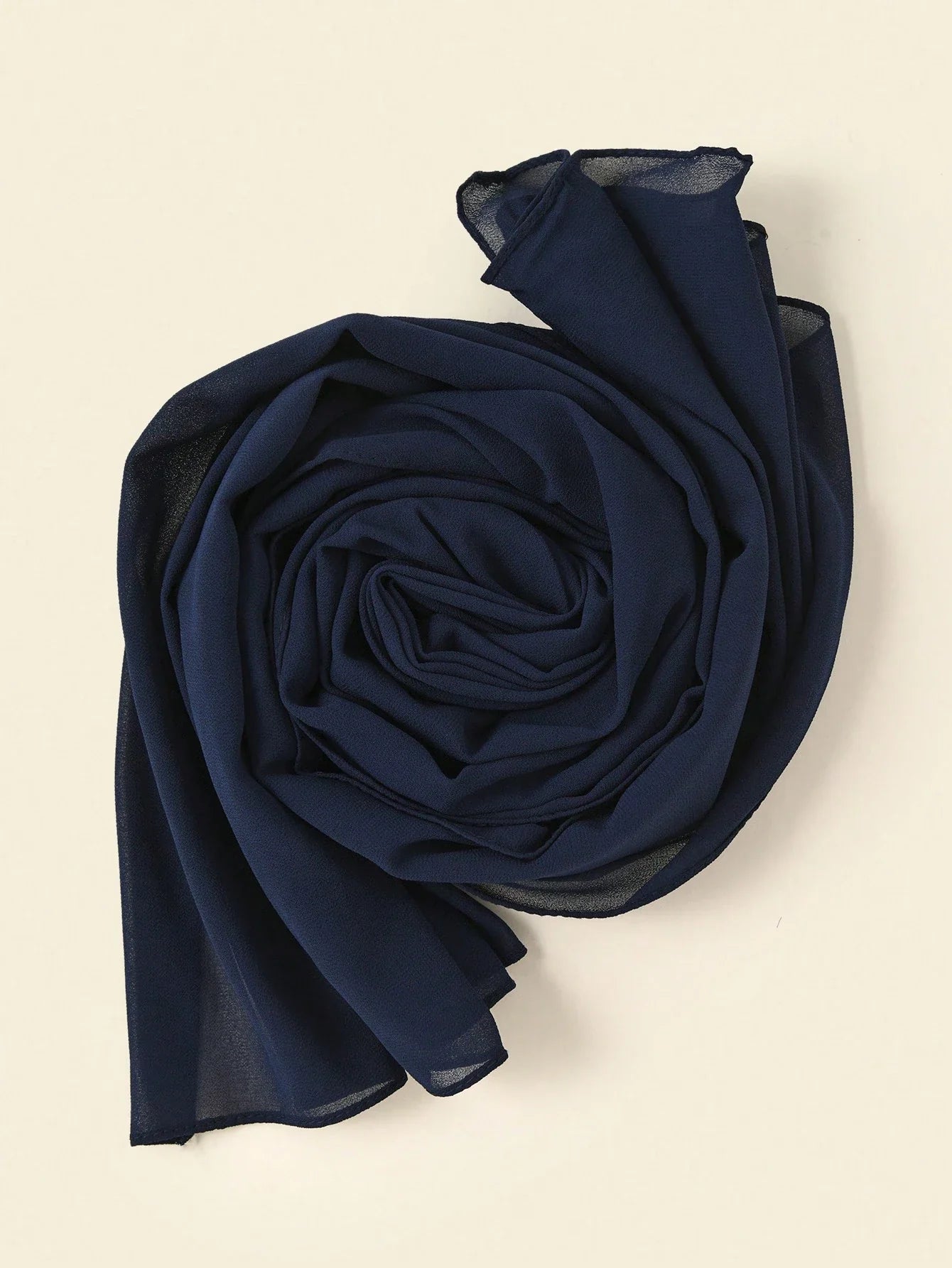 Chiffon Faux Pearl Hijab Scarf