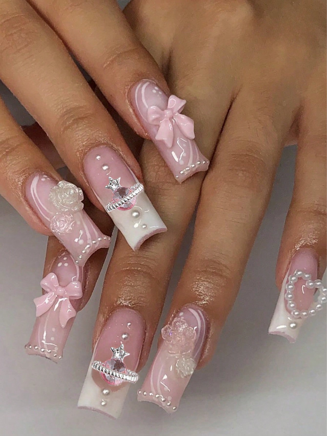 24pcs Luxury 3D Nail Stickers