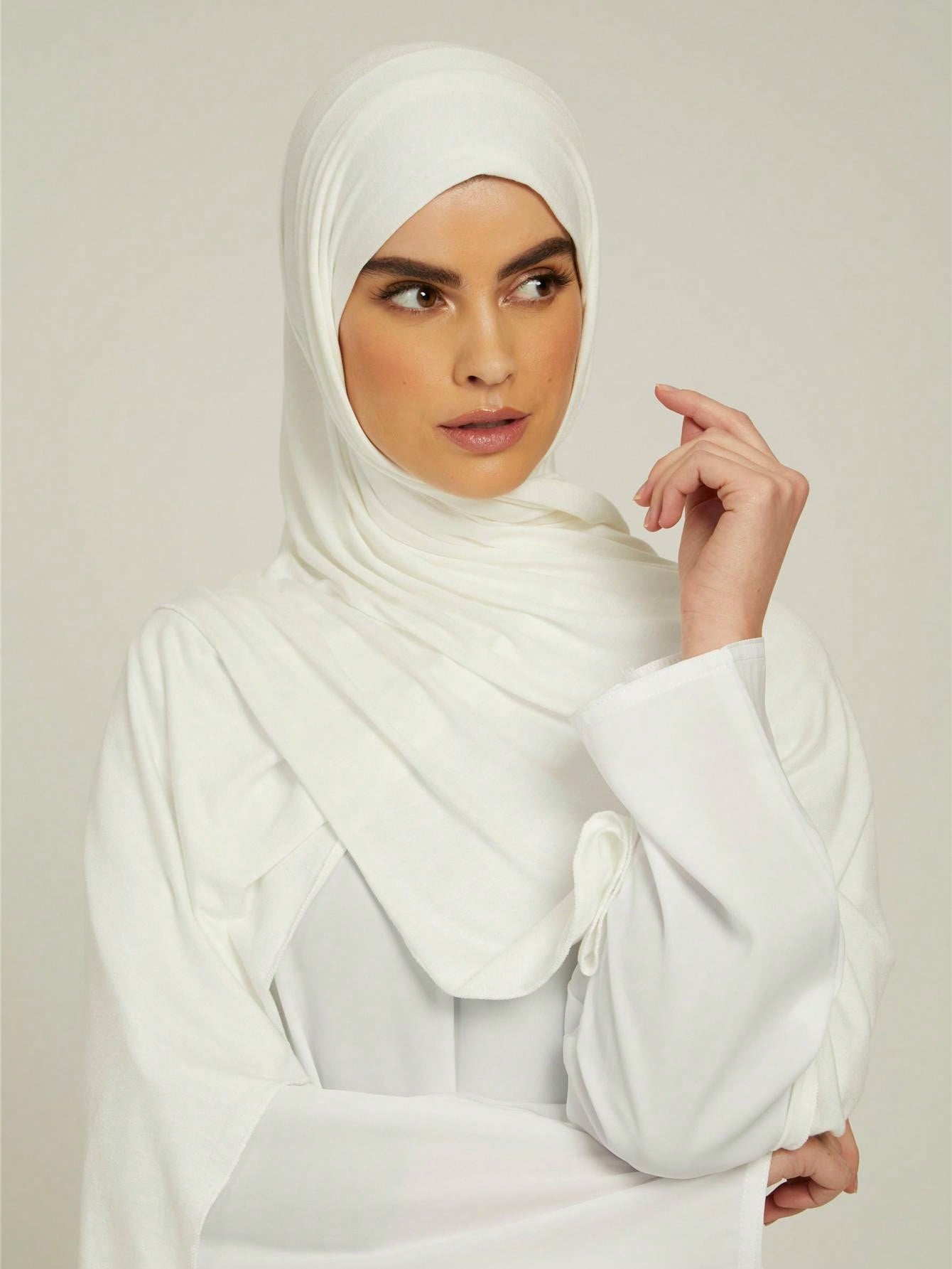 Soft Solid Color Jersey Hijab
