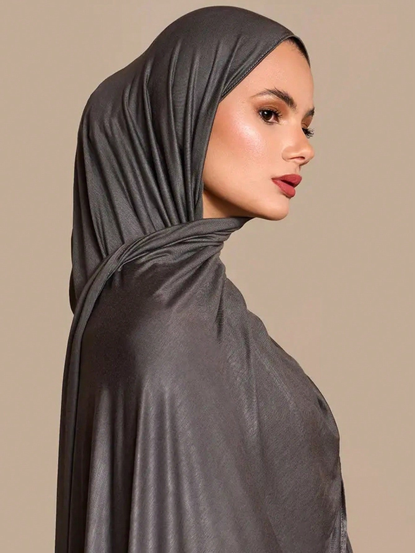 Large Solid Color Hijab Scarf