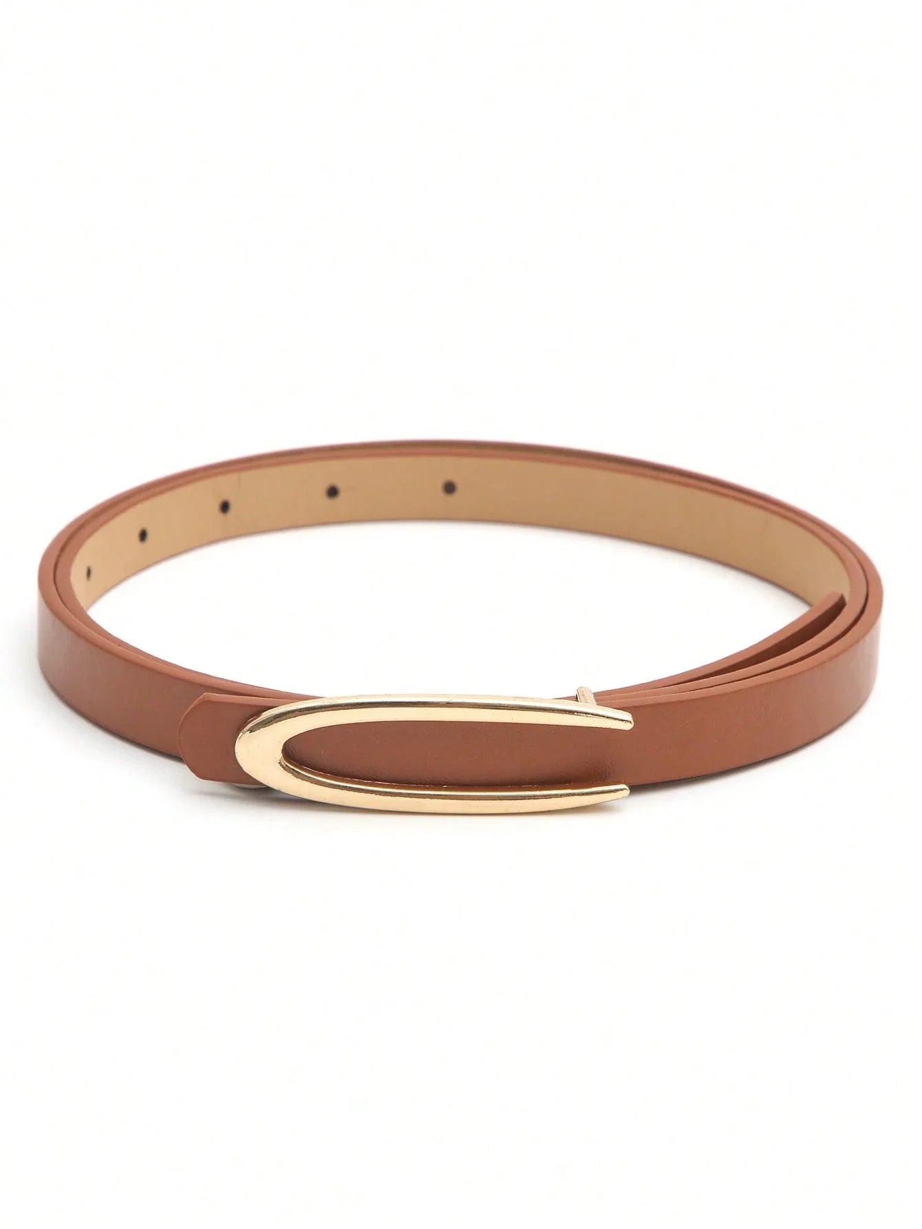 Women's Golden Buckle Belt Set