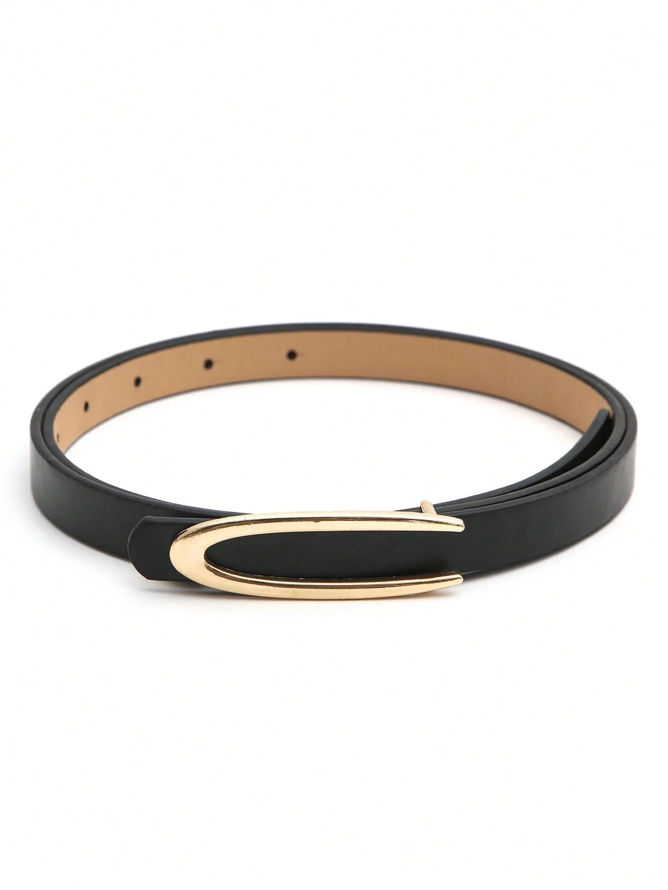 Women's Golden Buckle Belt Set