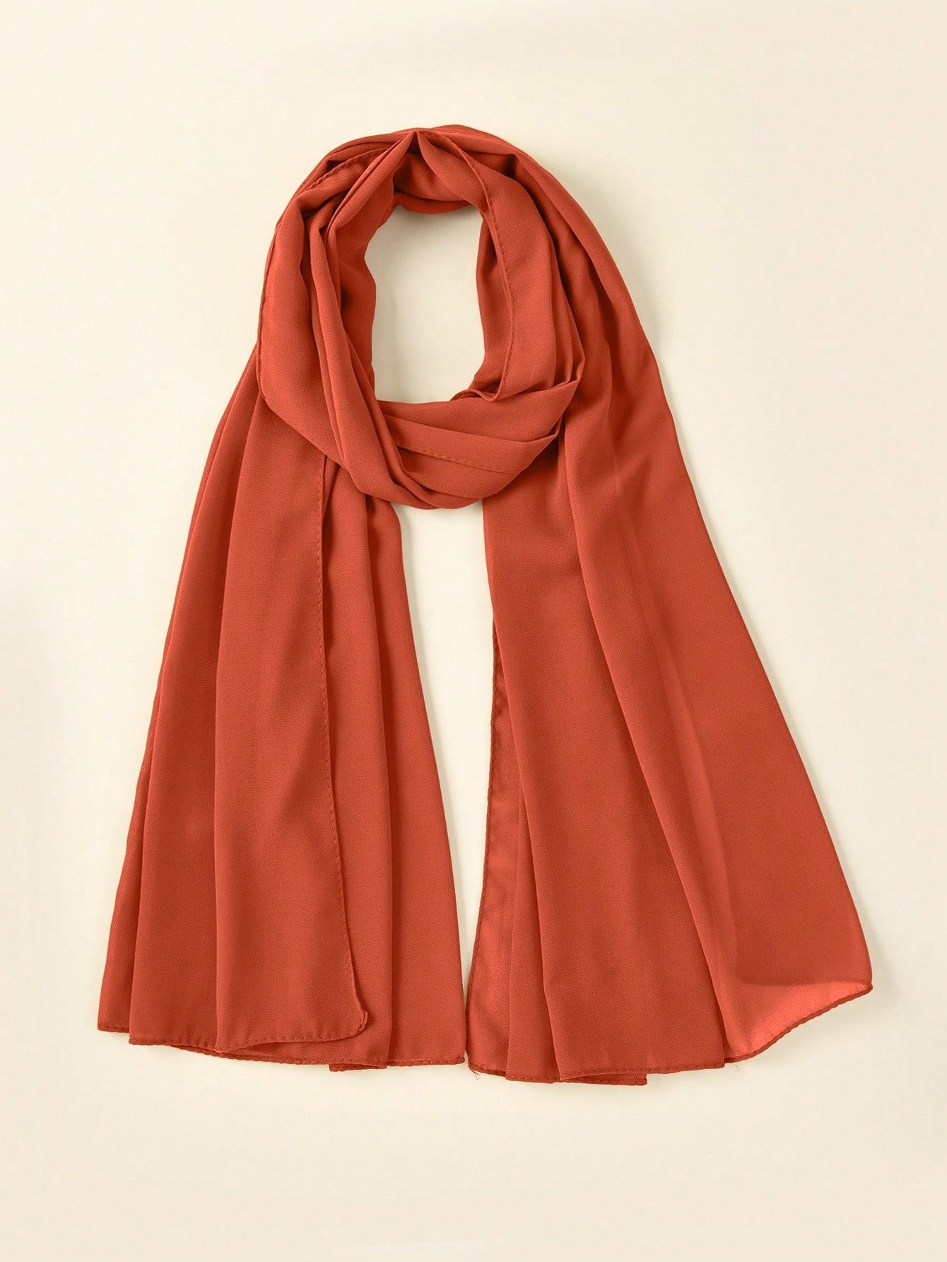 Faux Pearl Chiffon Hijab Scarf