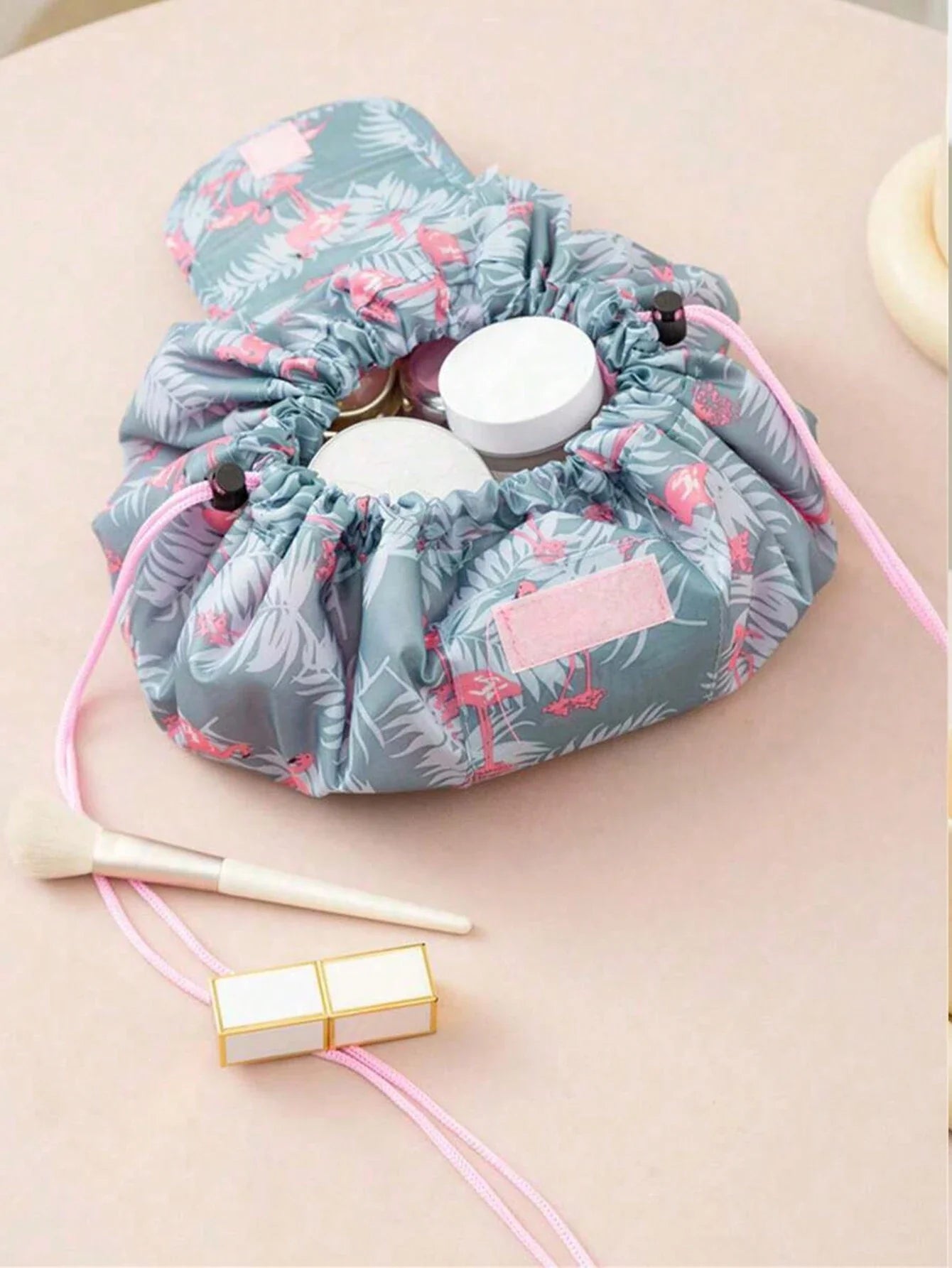 Portable Drawstring Cosmetic Bag