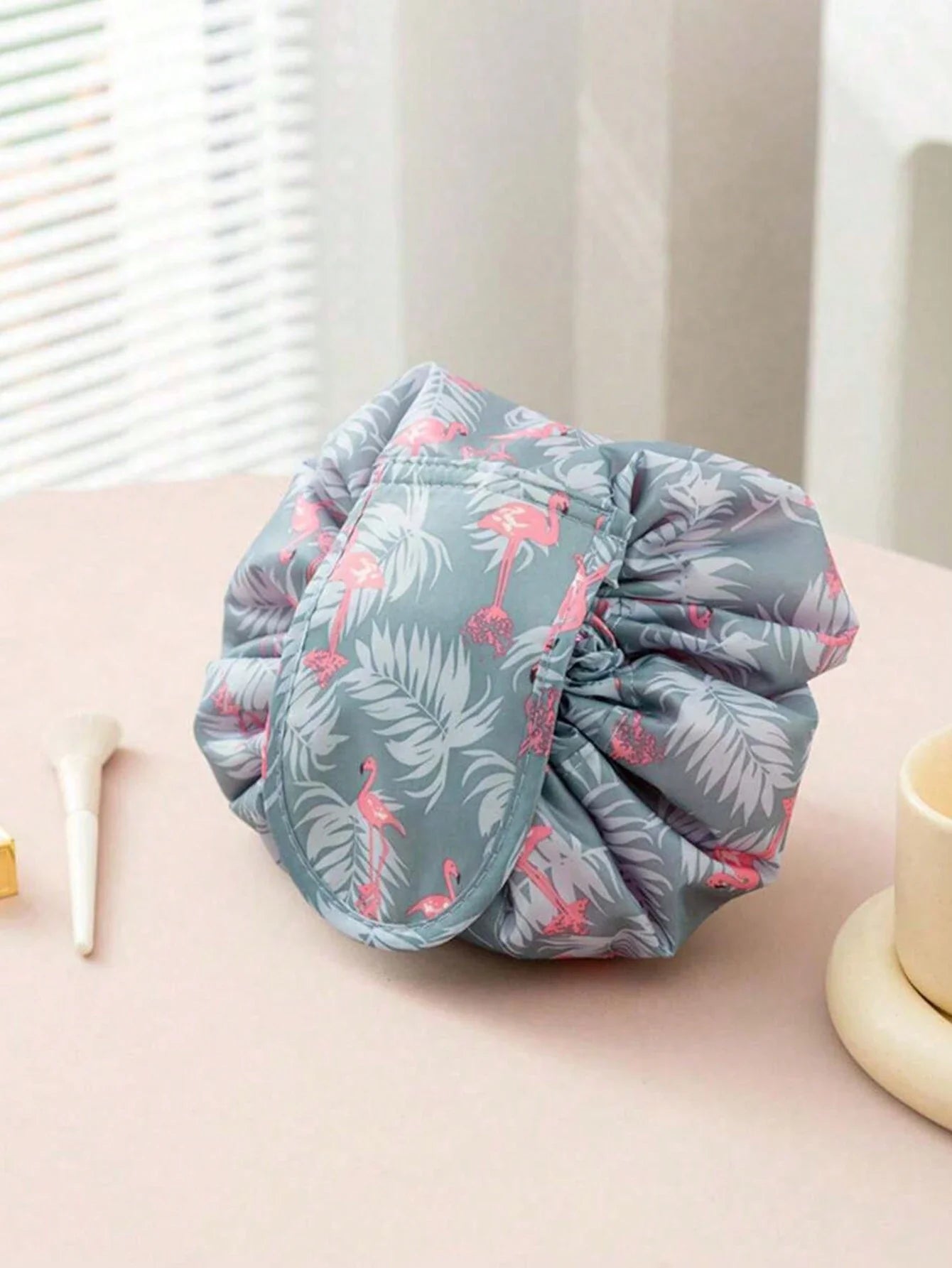 Portable Drawstring Cosmetic Bag