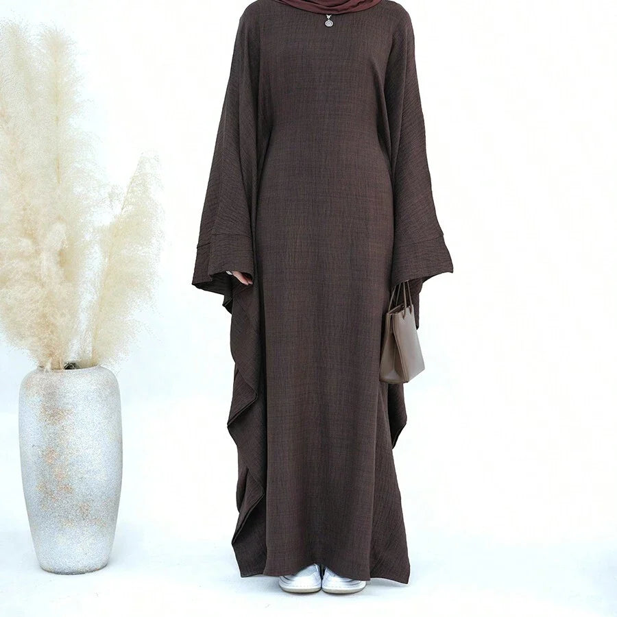 Elegant Batwing Sleeve Abaya