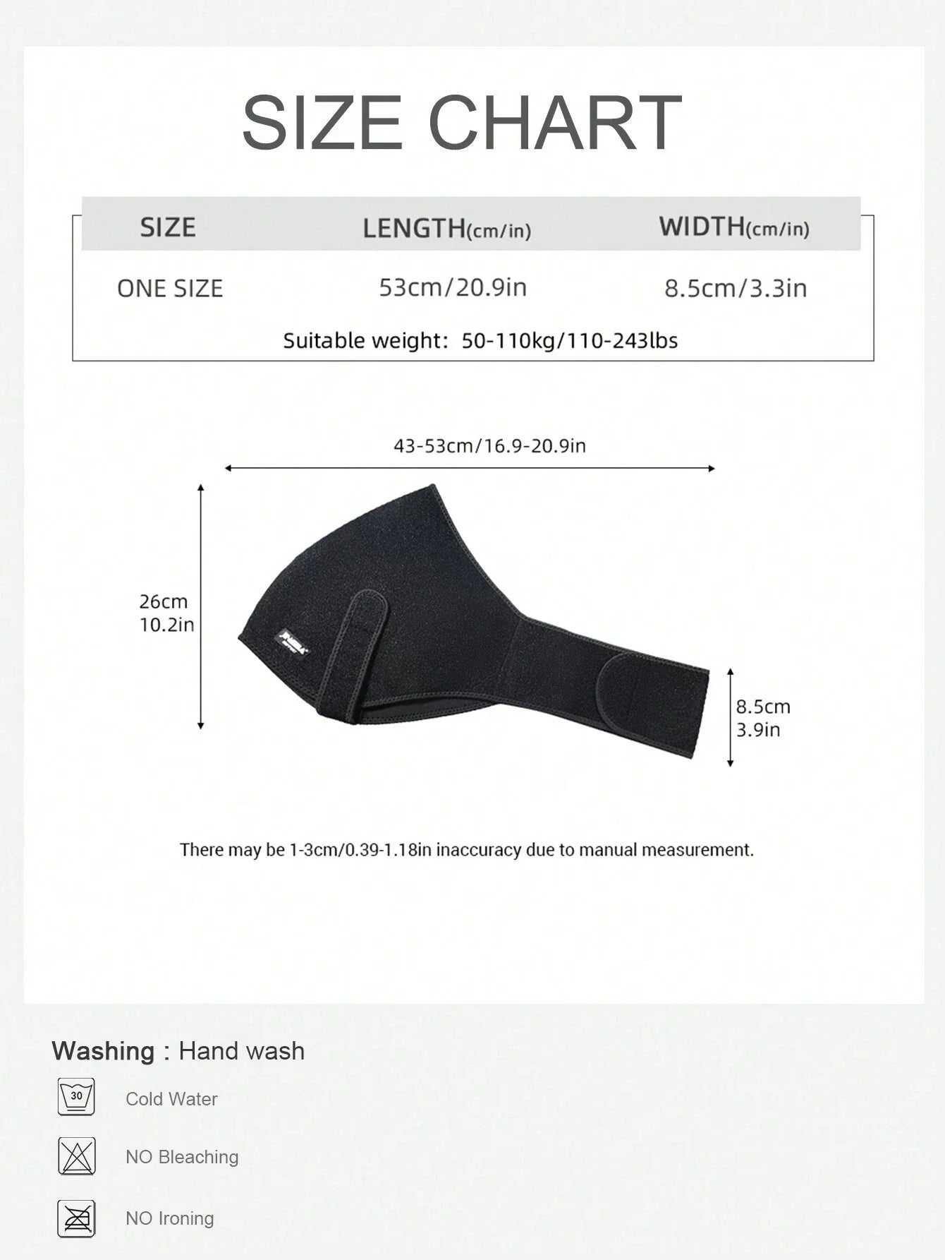 VBOSI Adjustable Rotator Cuff Brace