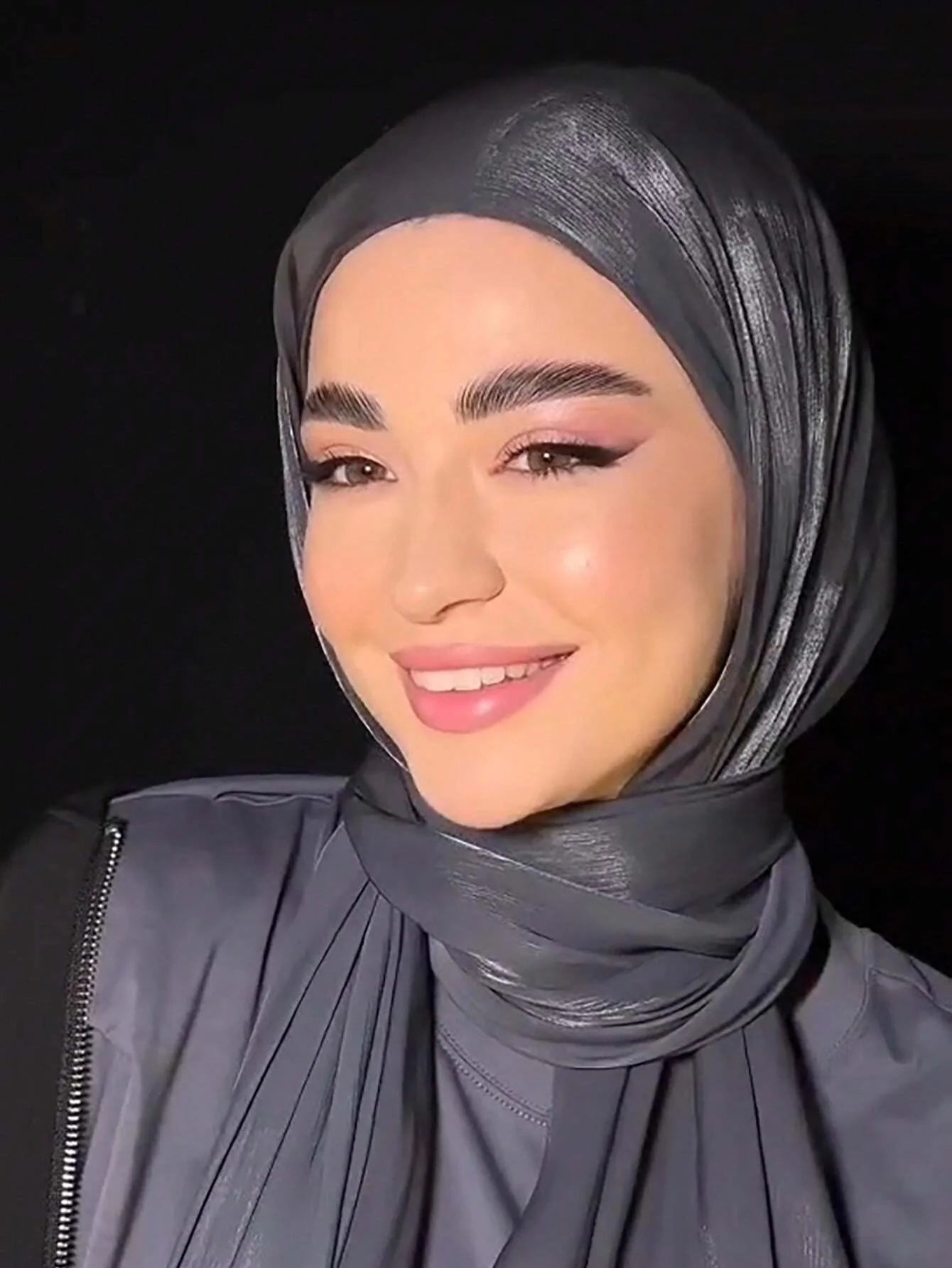 Basic Solid Color Silk Hijab