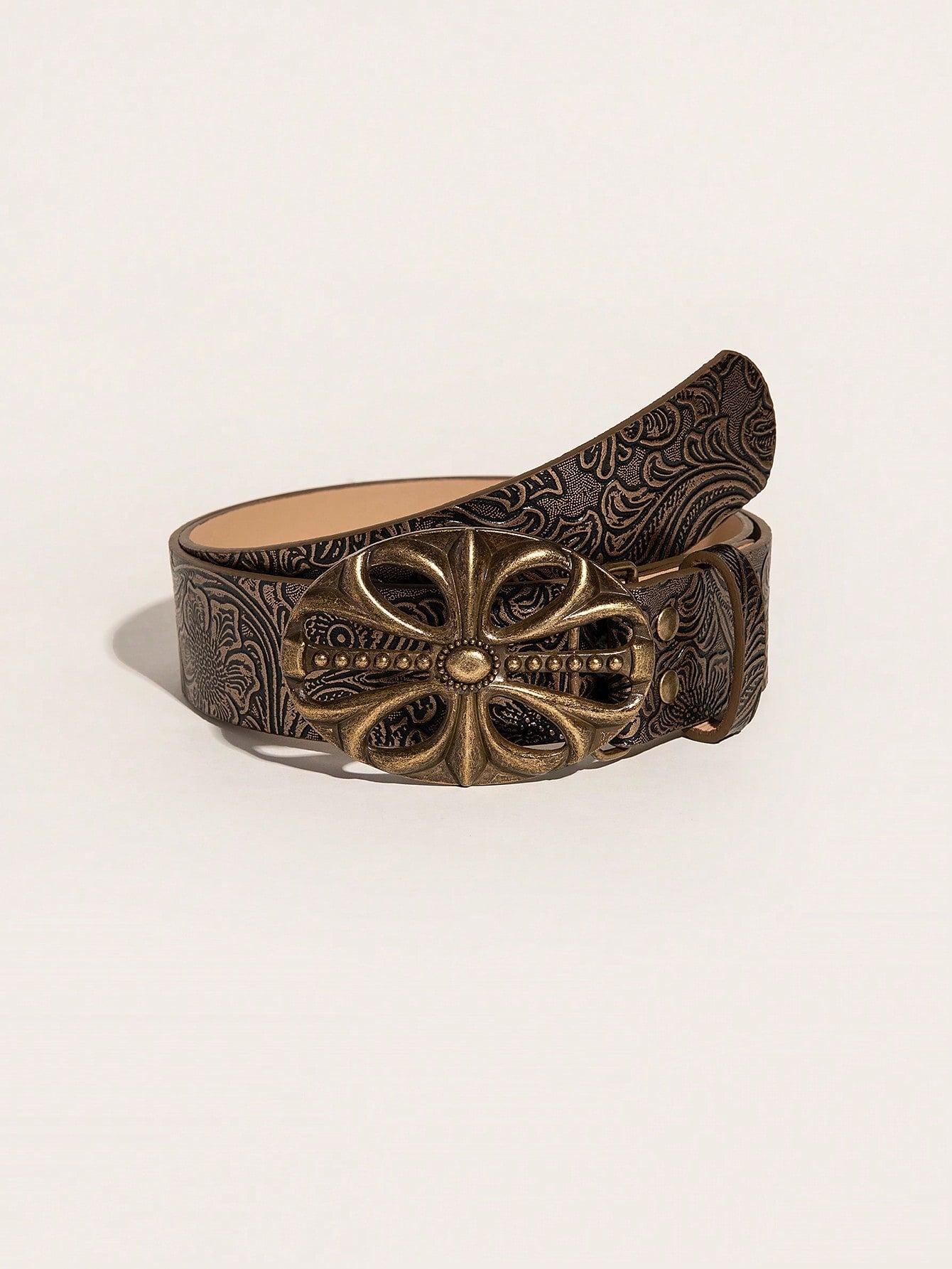 Vintage Floral Cowgirl Belt