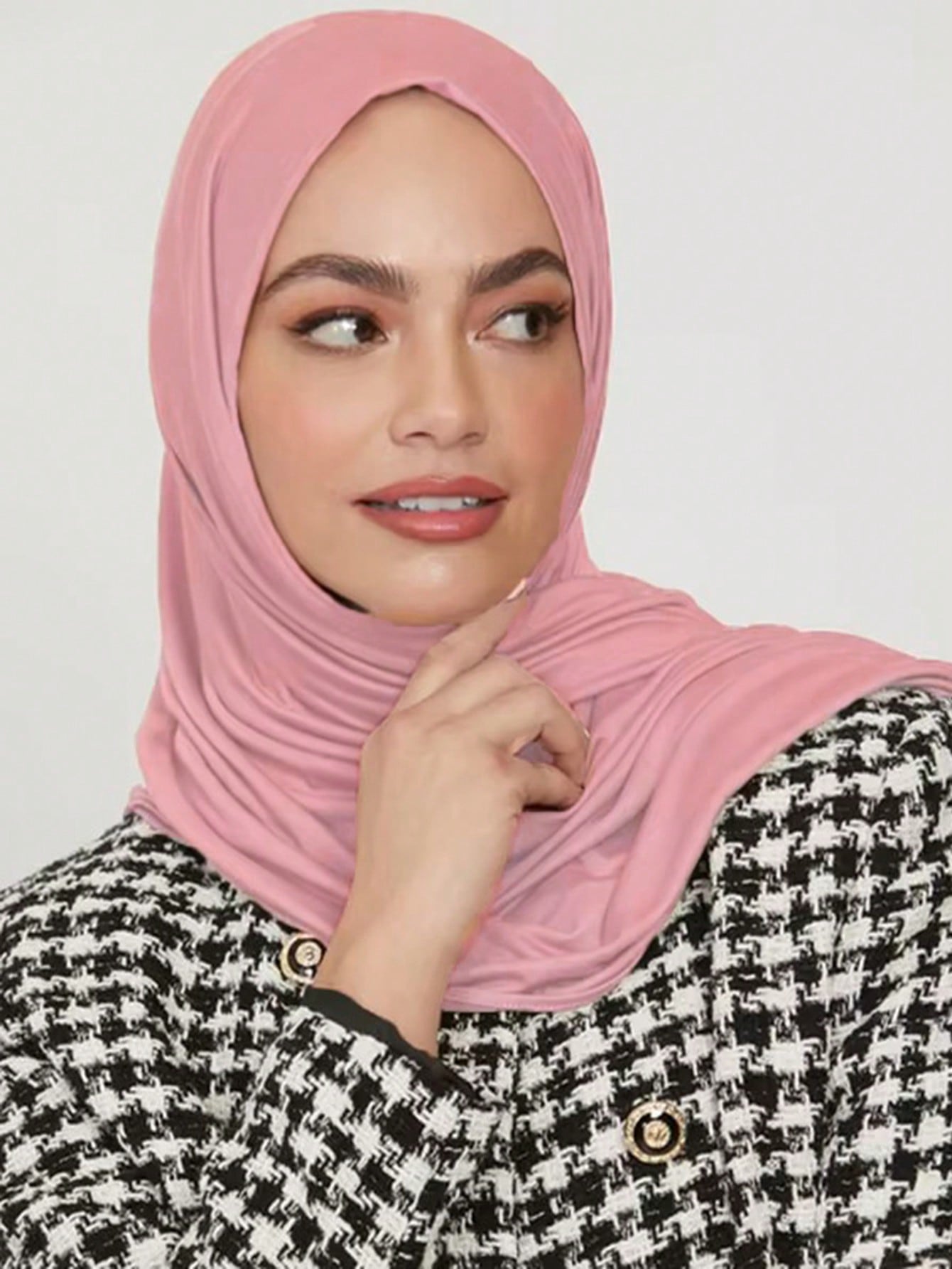 Large Solid Color Hijab Scarf