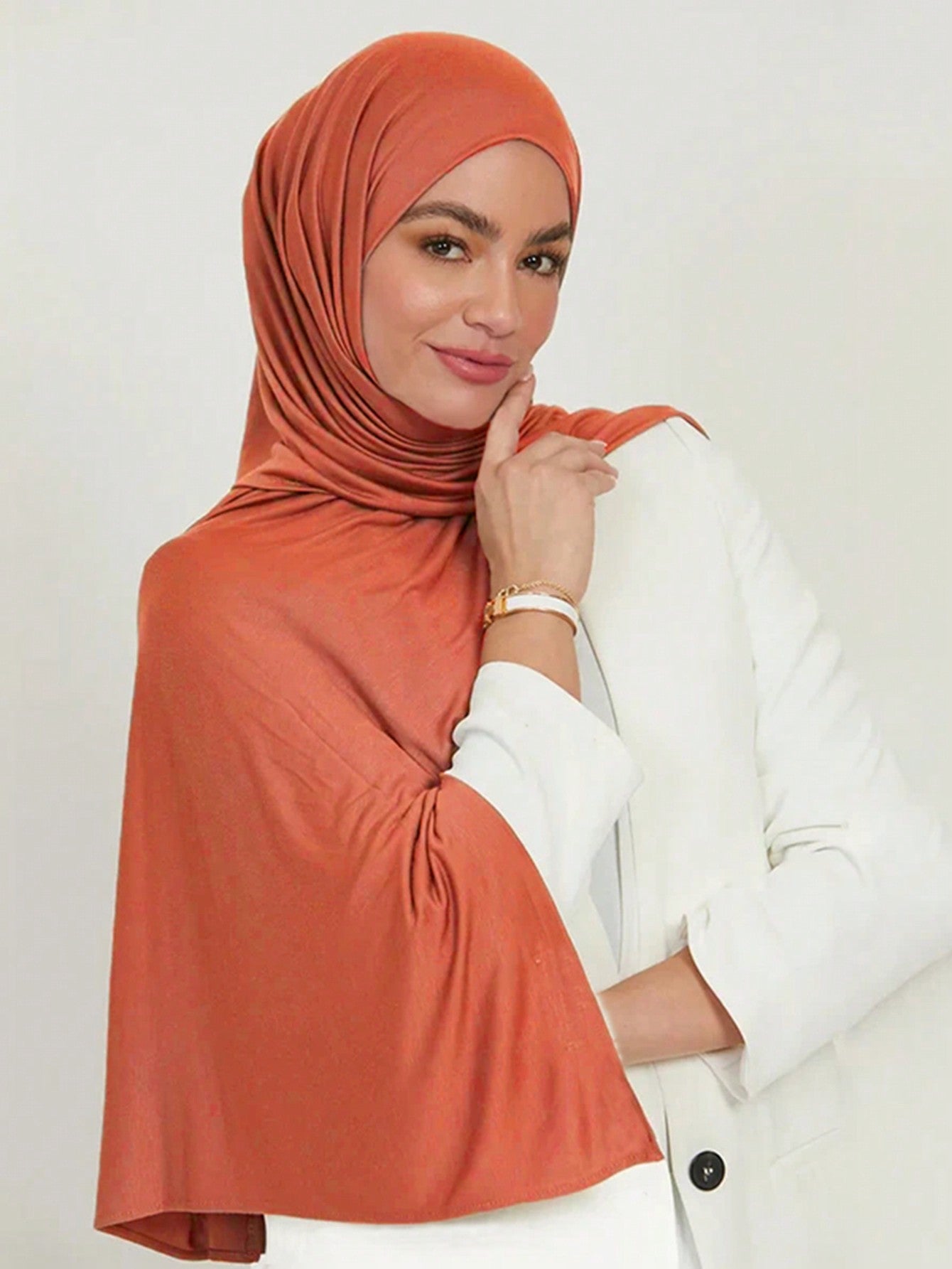 Large Solid Color Hijab Scarf