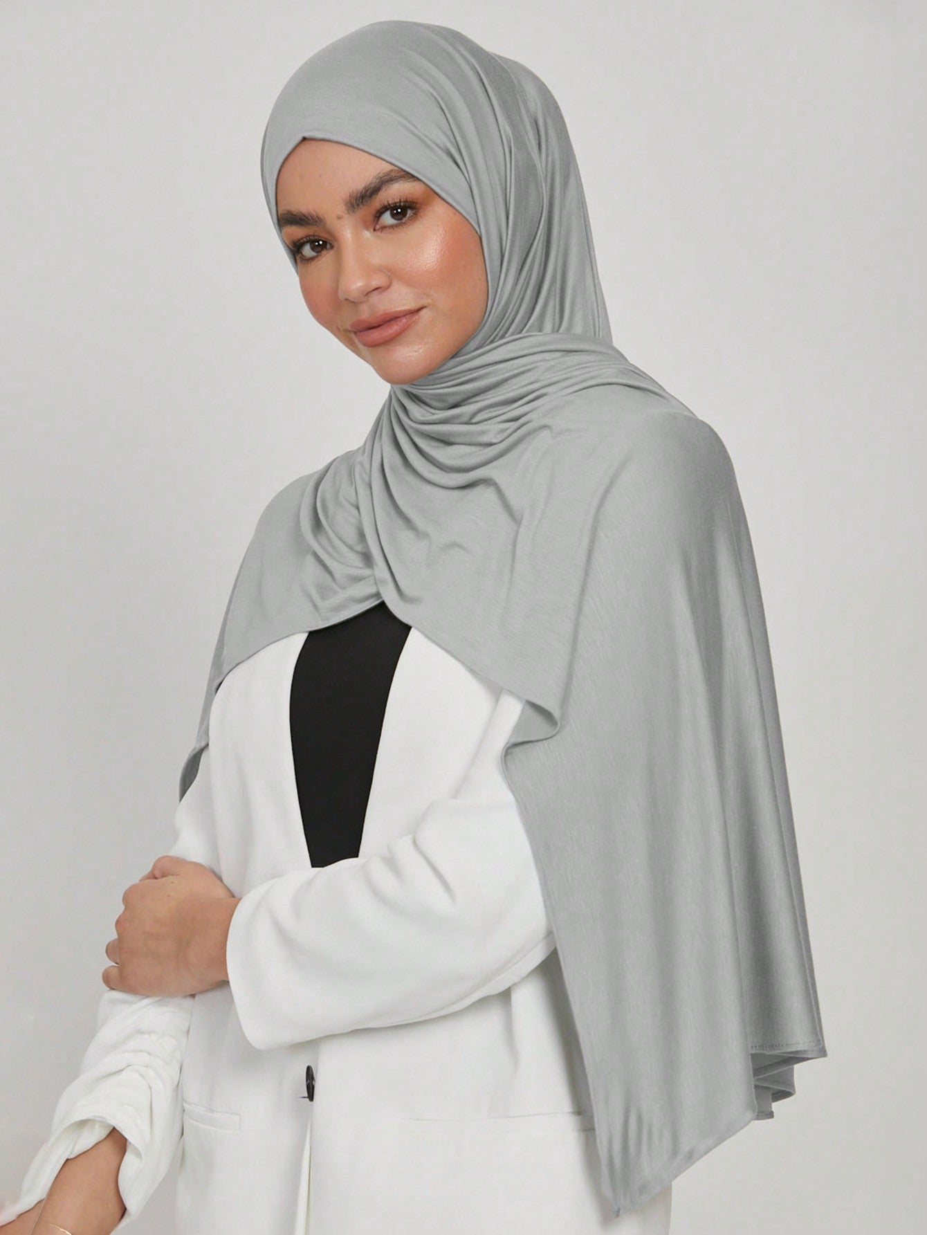 Large Solid Color Hijab Scarf