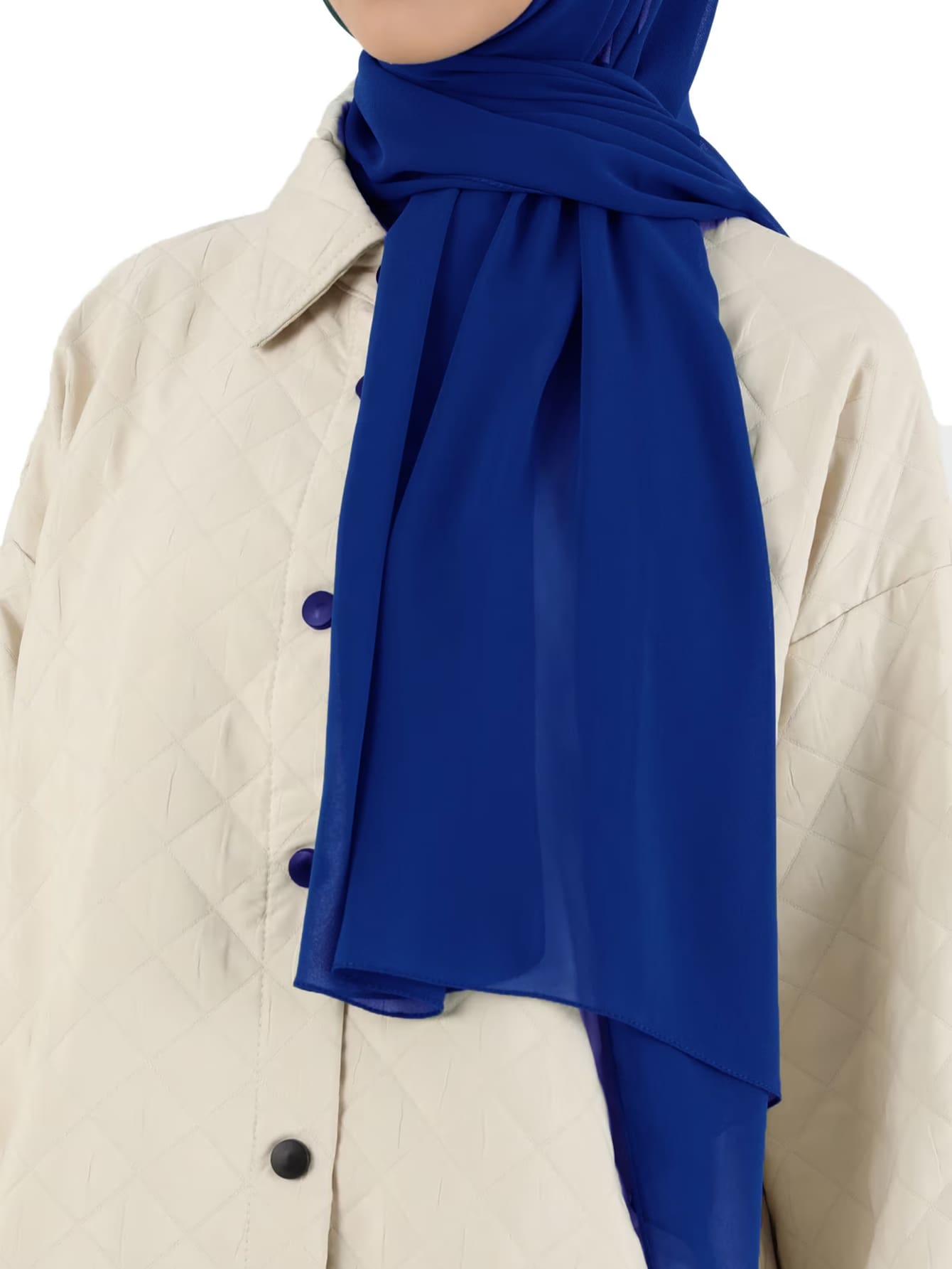 Solid Color Chiffon Hijab Scarf