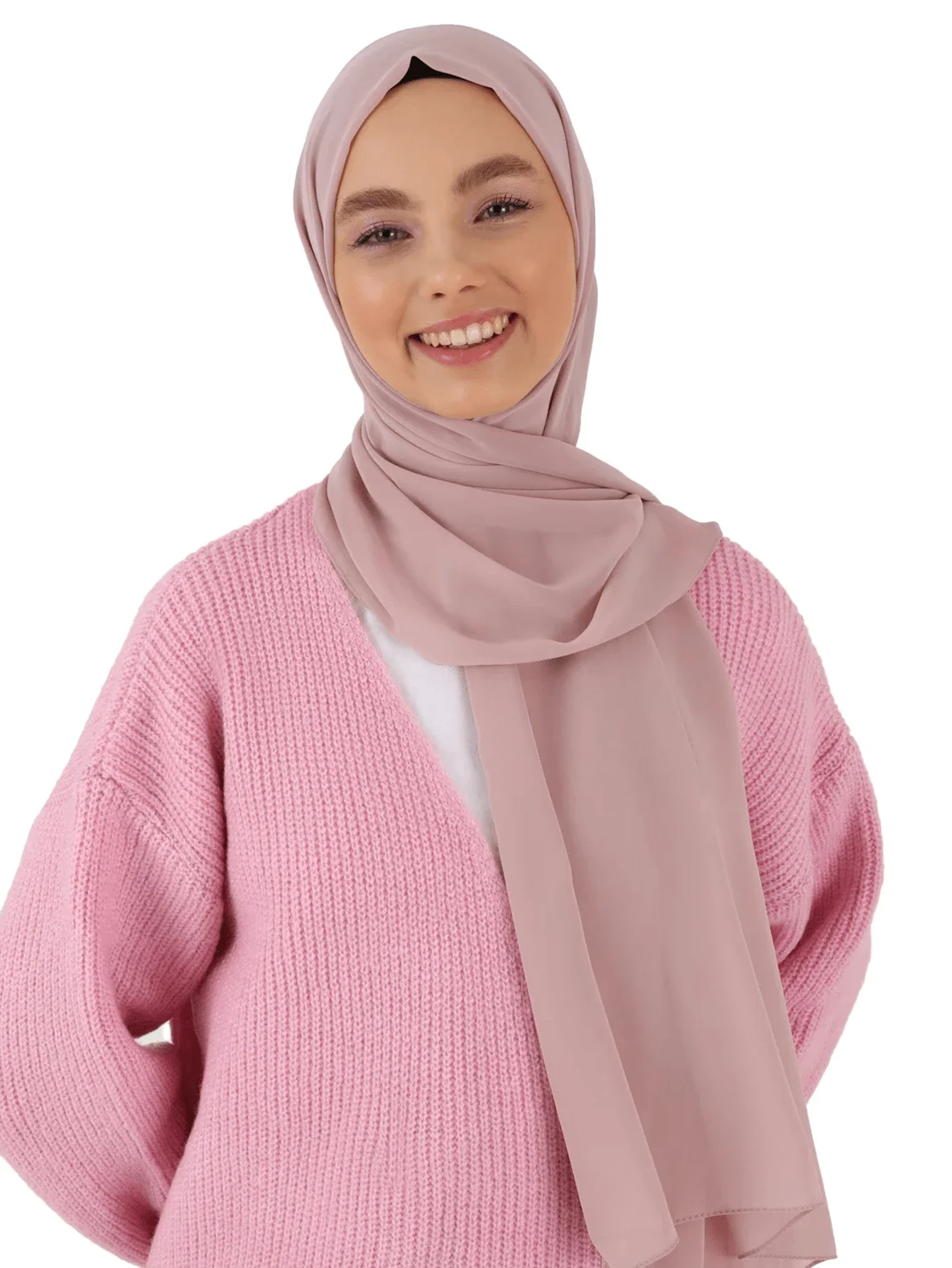 Solid Chiffon Hijab Scarf