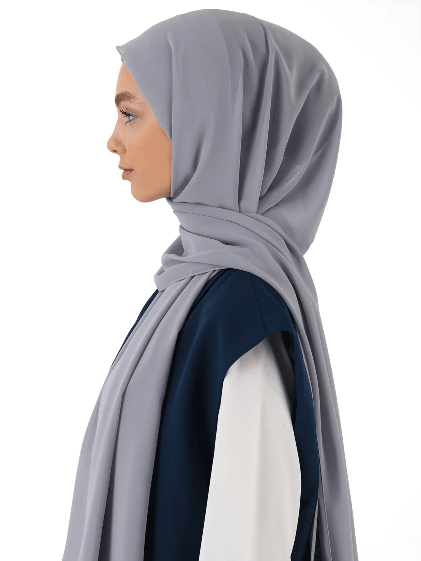 Solid Color Chiffon Hijab Scarf