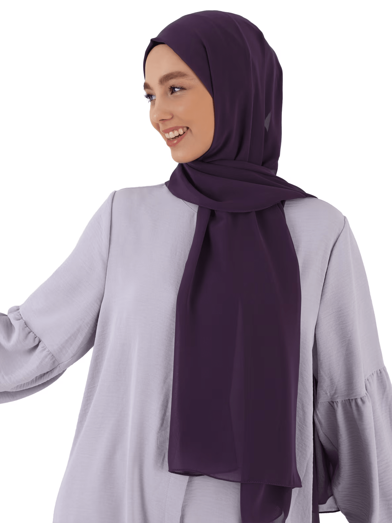 Solid Chiffon Hijab Scarf
