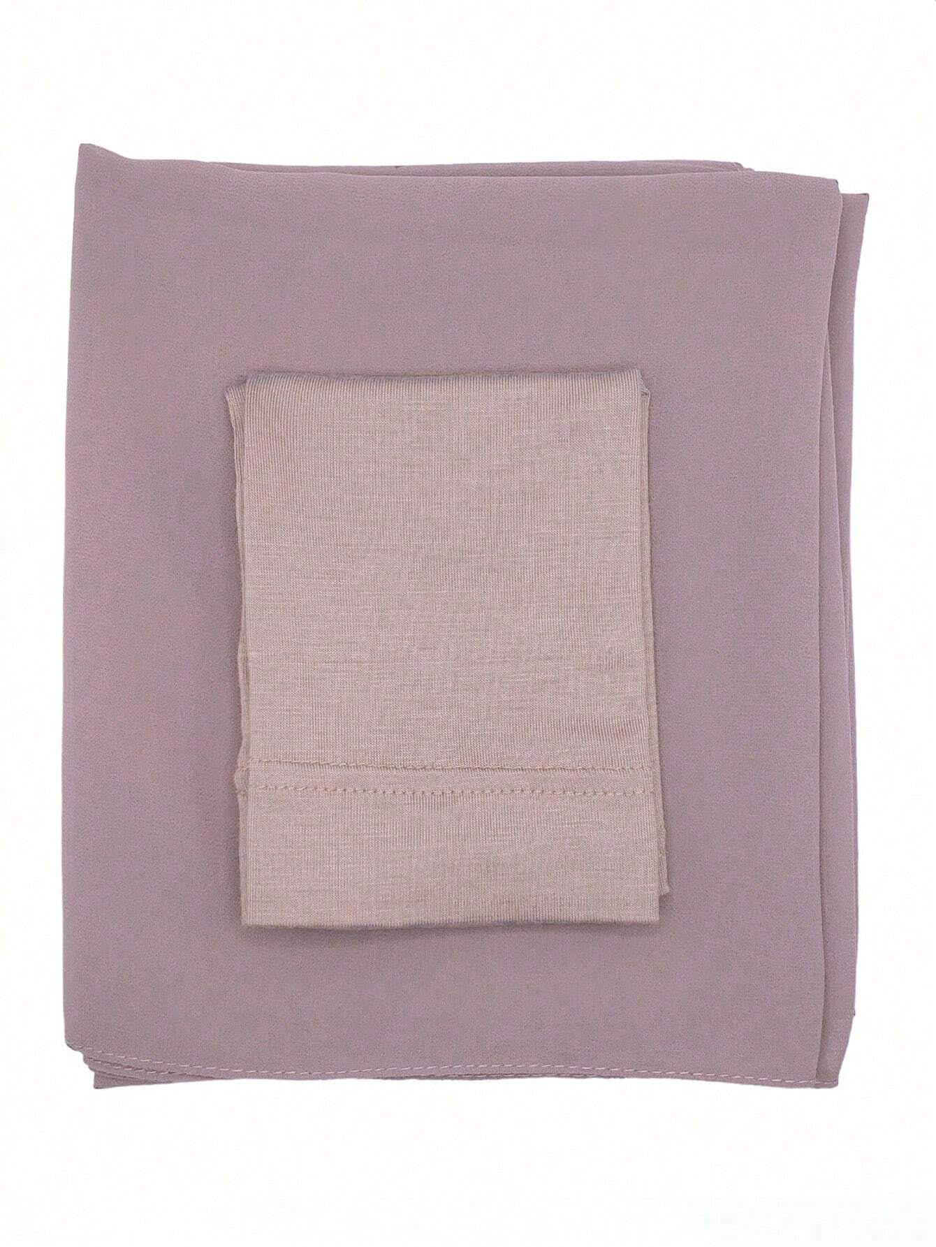 2PCS Beanie Hijab Scarf Set